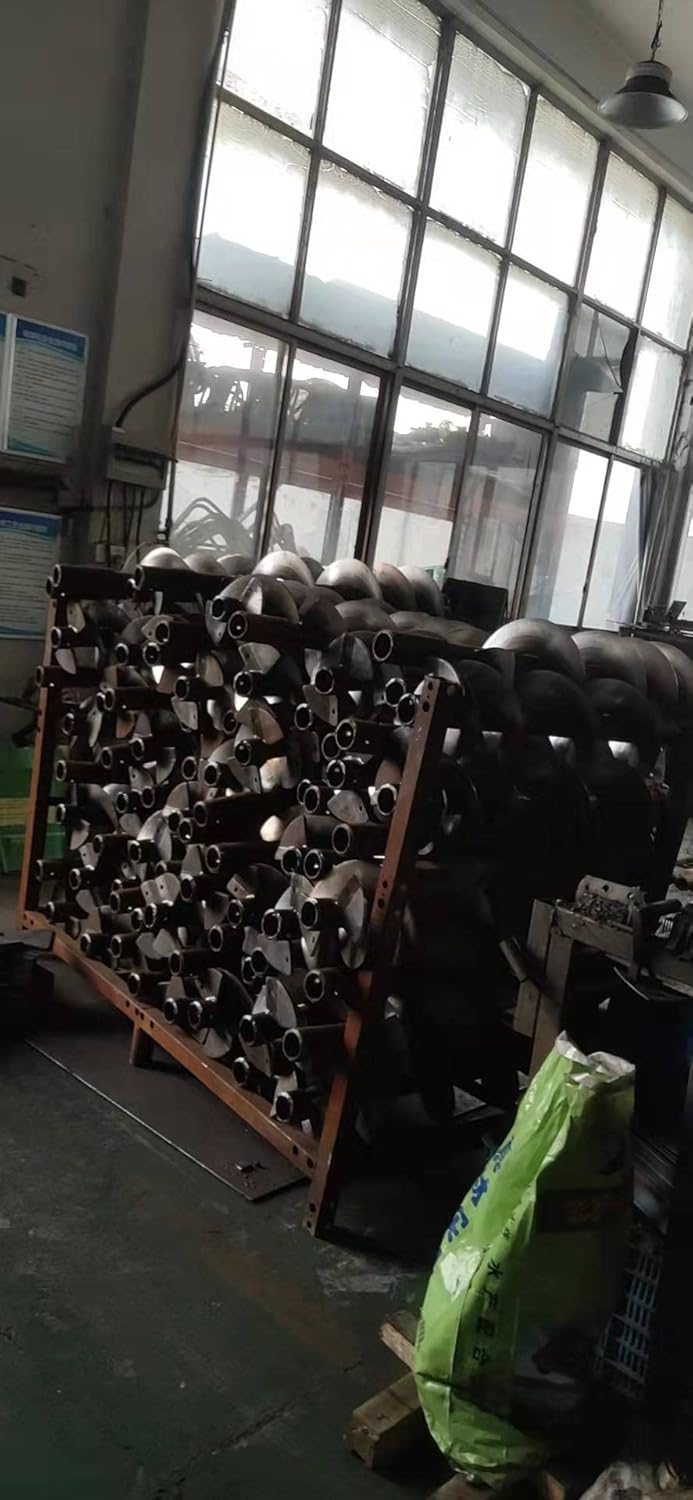 Heavy-Duty 9" Diameter x 48" Length Reinforced 3-Point Tractor Auger/Drill for 2" Round Drive Post Hole Digger