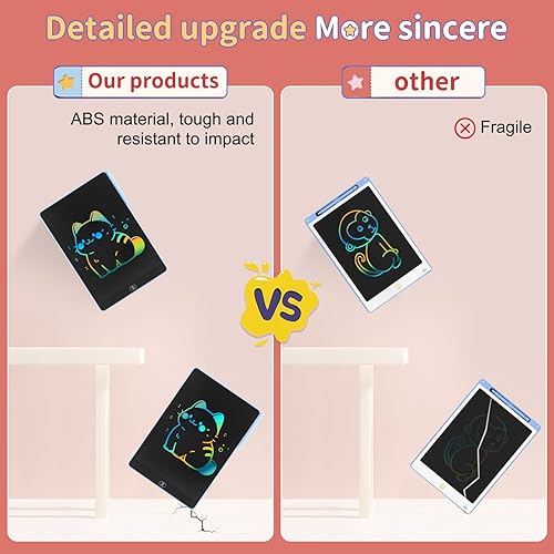 Miniatura 5 de Tableta de escritura LCD de 16 pulgadas para niños y adultos, almohadilla de dibujo colorida, tablero de garabatos, suministros escolares, juguetes