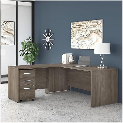 Miniatura 2 de Bush Business Furniture Escritorio Studio C, 72 pulgadas de ancho x 30 pulgadas de profundidad, nogal moderno