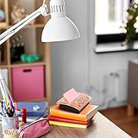 Vista 4 de Eersida Soportes para bloc de notas autoadhesivos con diamantes de imitación de 4 x 4 pulgadas, color oro rosa, bonito soporte para notas