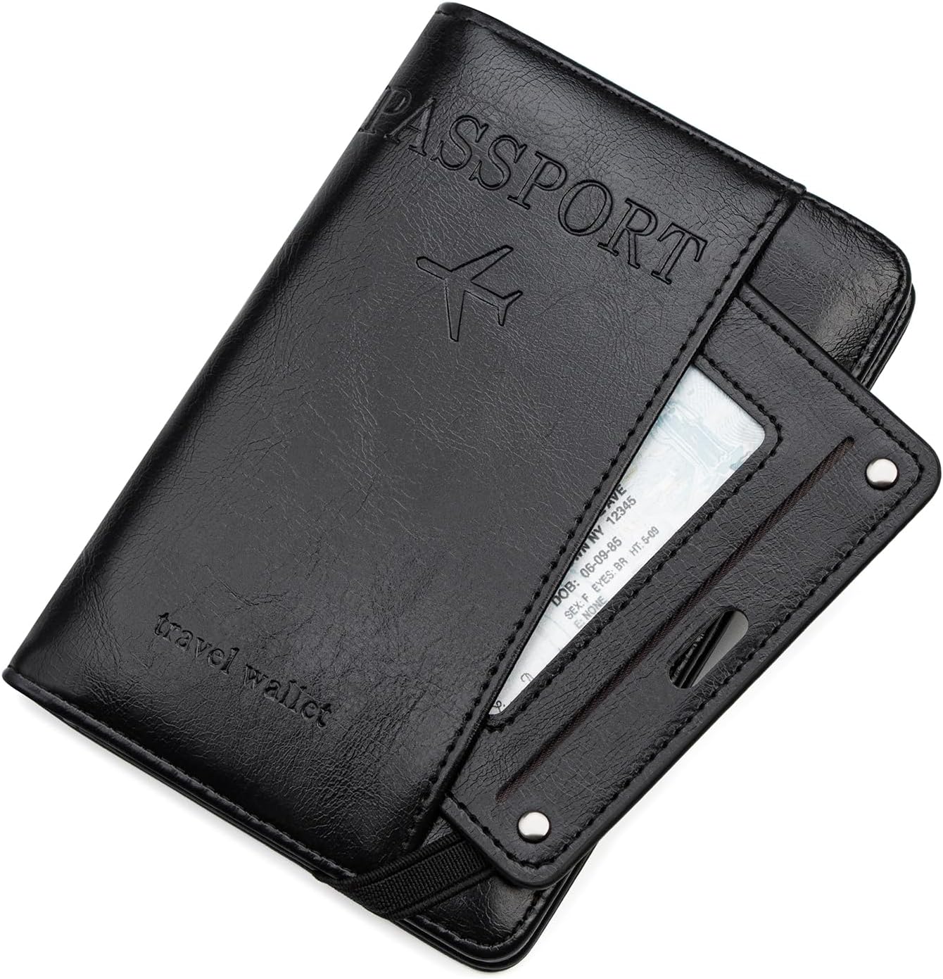 defway Passport holder Travel Wallet – RFID Blocking