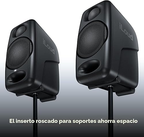 Miniatura 9 de IK Multimedia iLoud Micro Monitor 50 W Altavoces de estudio de referencia inalámbricos Bluetooth portátiles, altavoces duales para producción