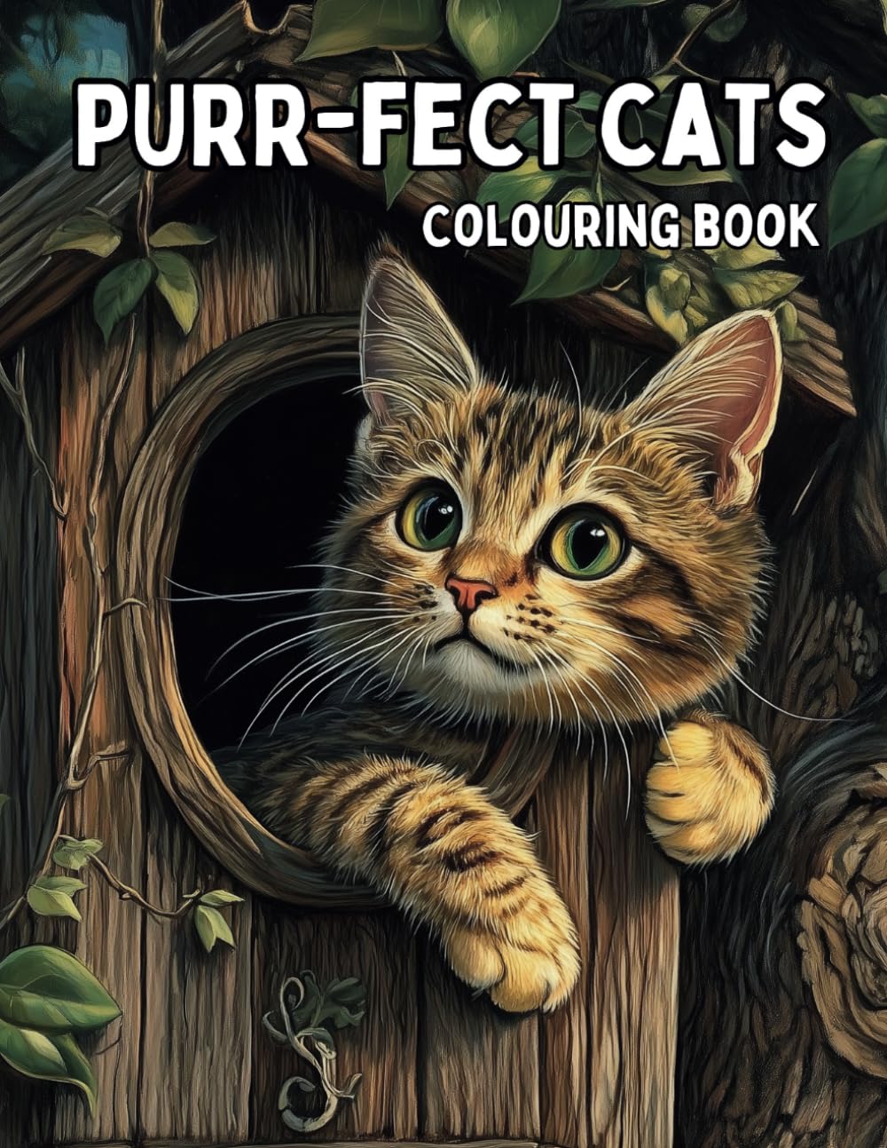 Purr-fect Cats Coloring Book