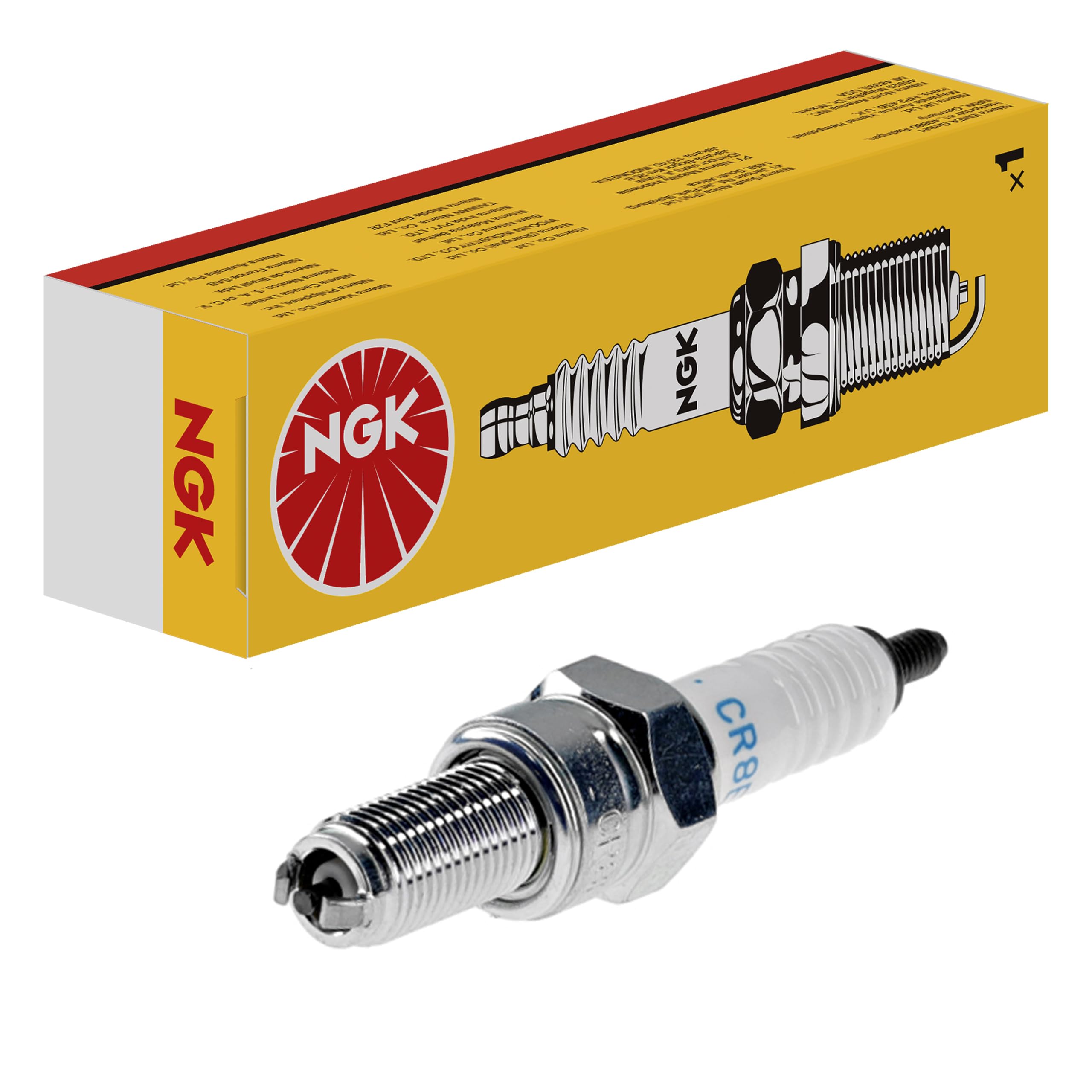 4x NGK CR9EK 4548 Standard Spark Plugs For KAWASAKI Z800E 14-->