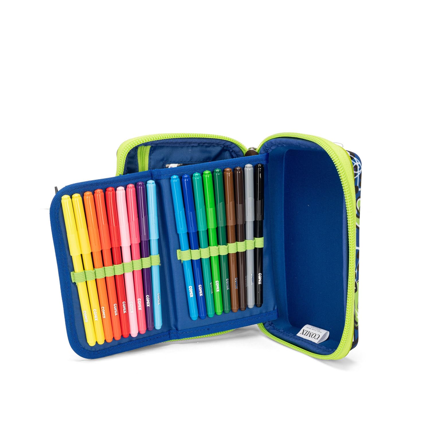 COMIX Pencil Case School Maxi Corredo Organised, Multicoloured, BOY - Image 3