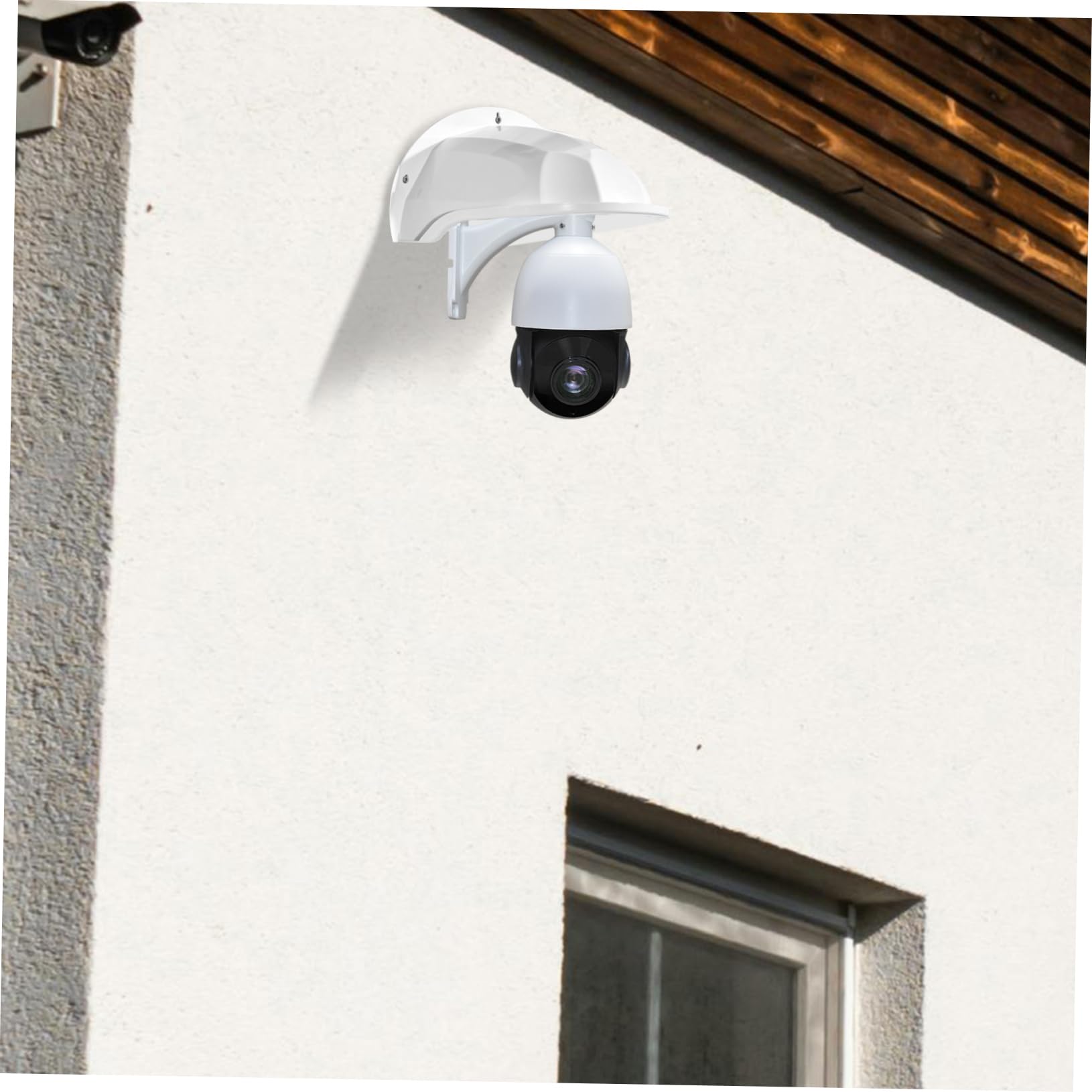 Housses de Protection et Extérieur Protection pour Lot de 4 Caméra Extérieure, Abri Anti-Pluie en Abs pour Maison