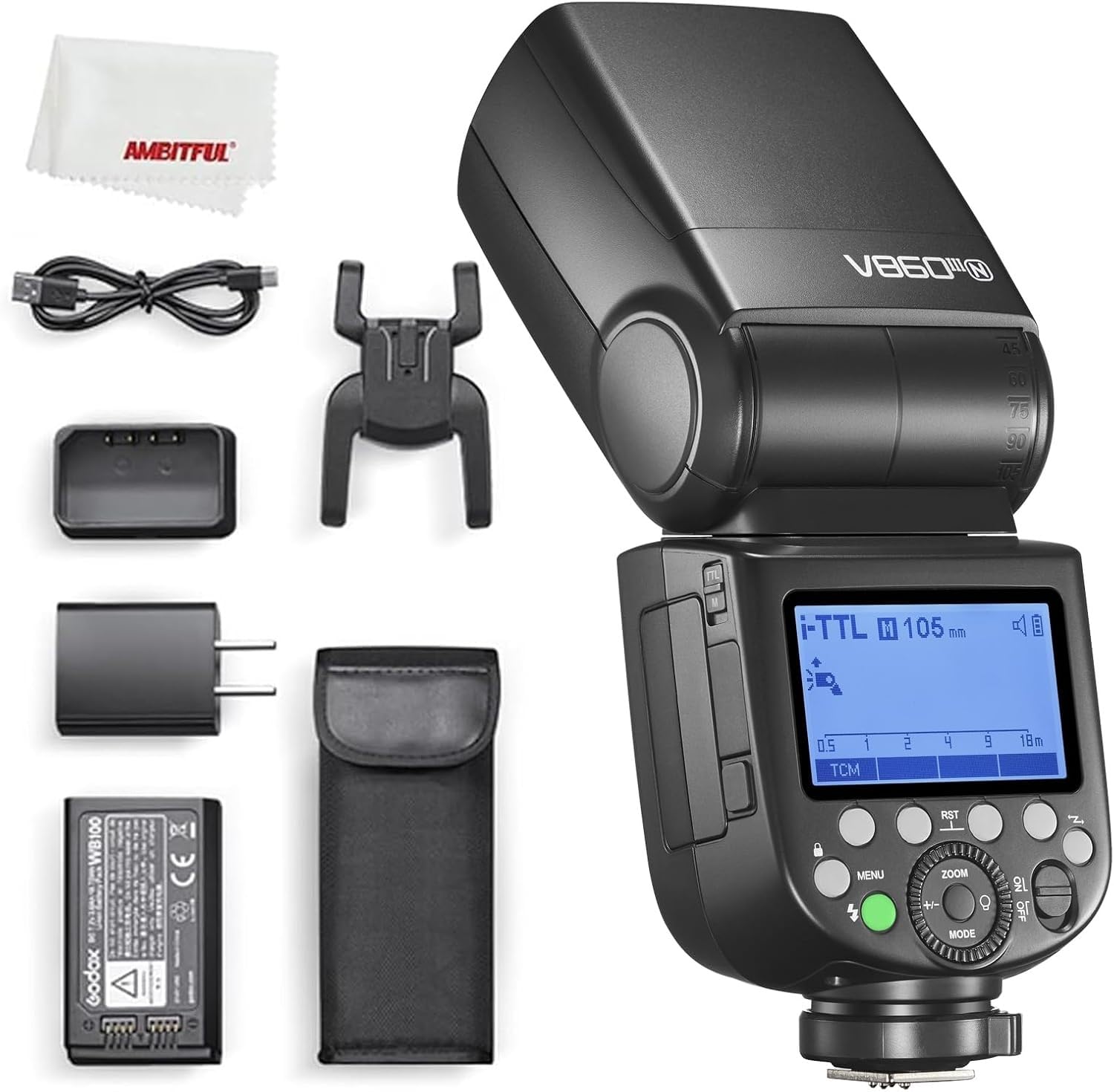 Amazon.com : Godox V860III N Speedlite for Nikon, i-TTL Autoflash