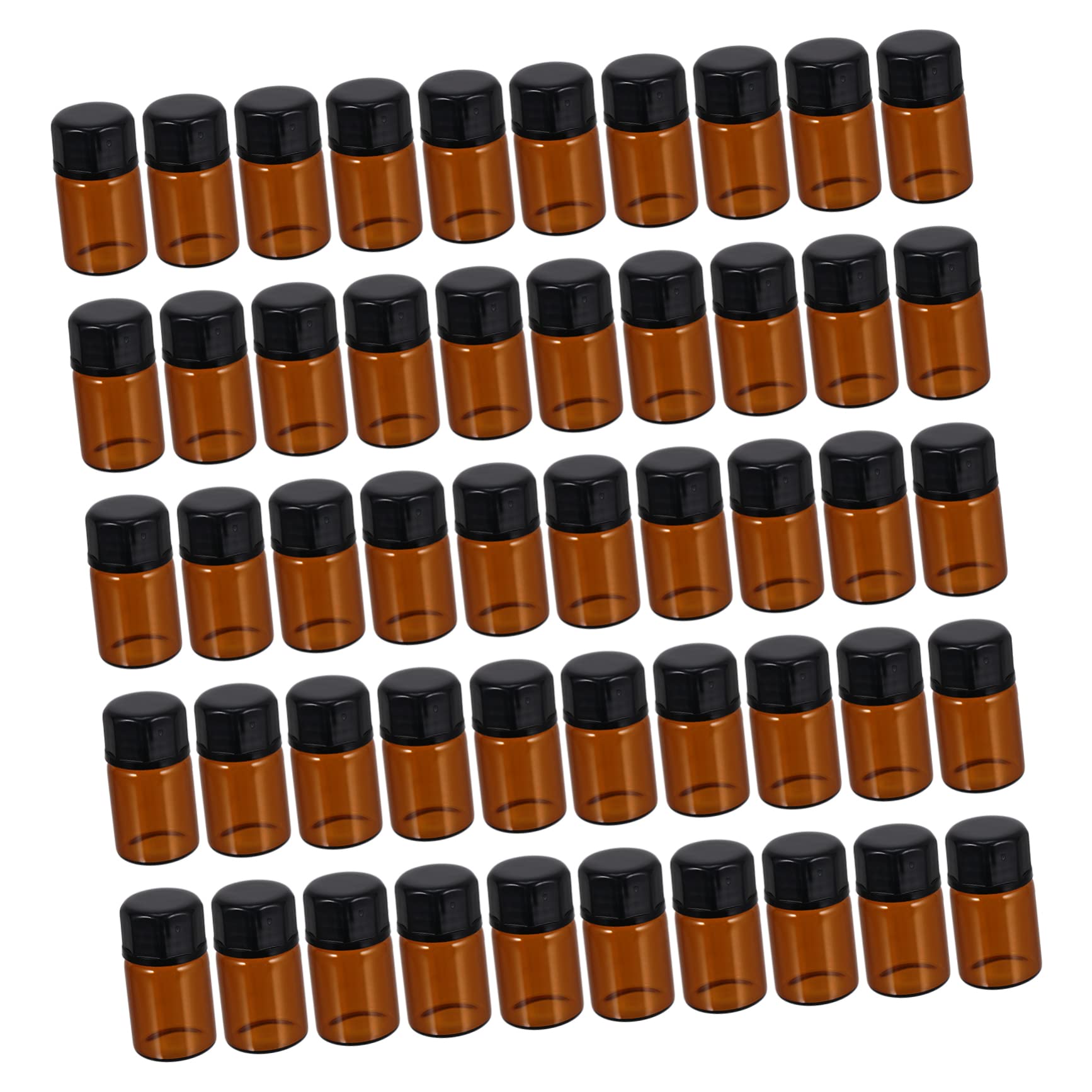 50piezas Frascos De Viaje para Cosméticos Dispensadores Recargables Botellas Prueba De Fugas para Lociones Aceites Esenciales Perfumes