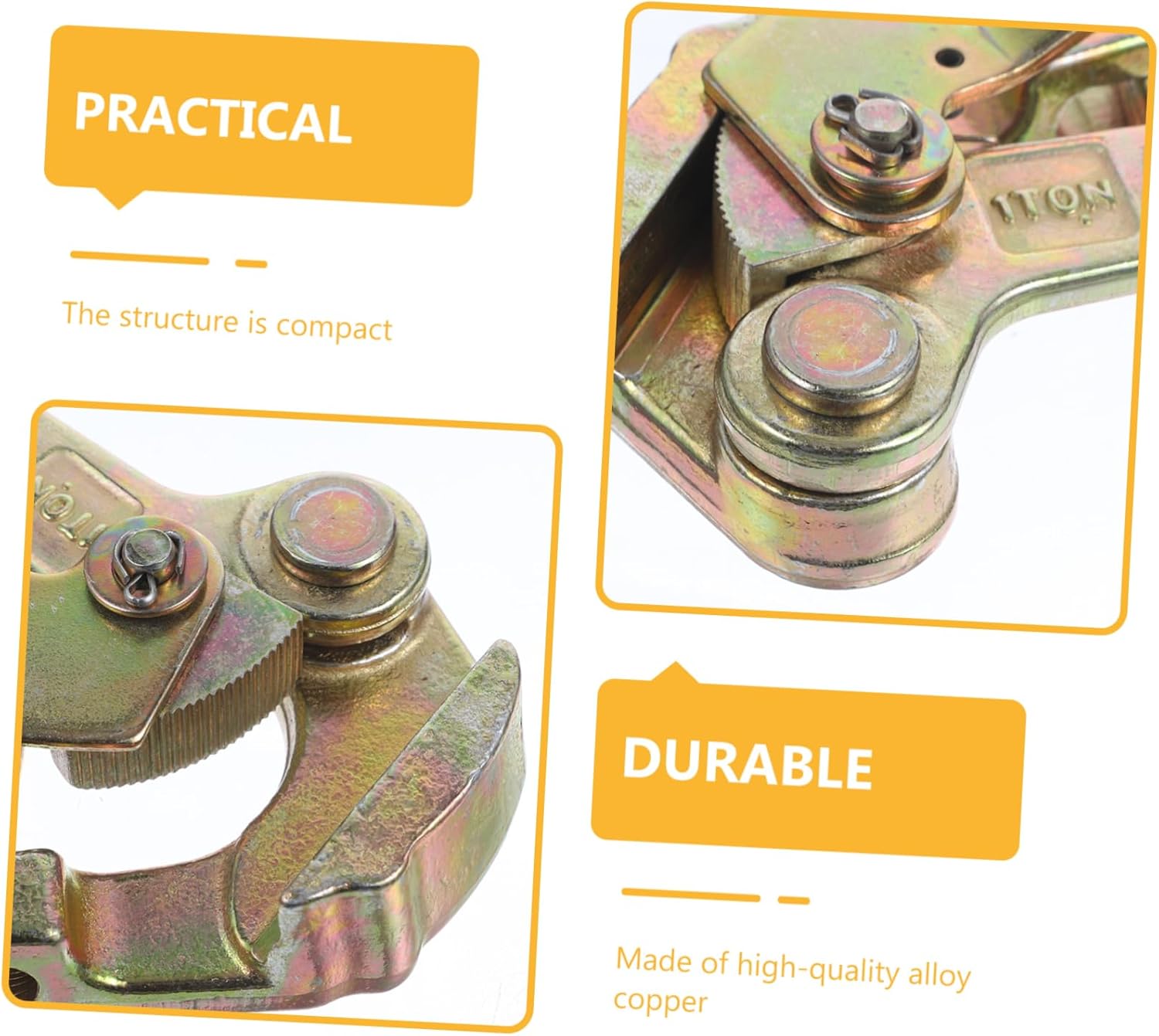 Heavy Duty Cable Clamp Wire Clip Cable Gripper Puller Tool Wire Jaw Puller for Heavy Duty Ropes