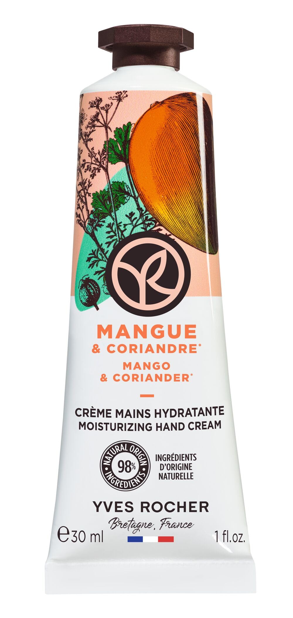 Yves Rocher El Kremi- Nemlendirici Besleyici Canlandırıcı Mango Kişniş- Vegan-30ml