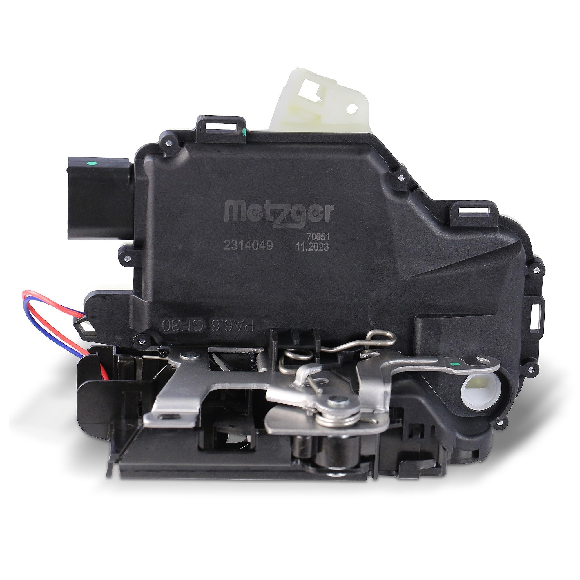 Metzger 2314049 - Cerradura para puerta delantera izquierda | Compatible con: Porsche Boxster, Seat Arosa, Leon, Toledo II, Skoda Octavia I, Octavia I Combi, Superb I, VW Bora I