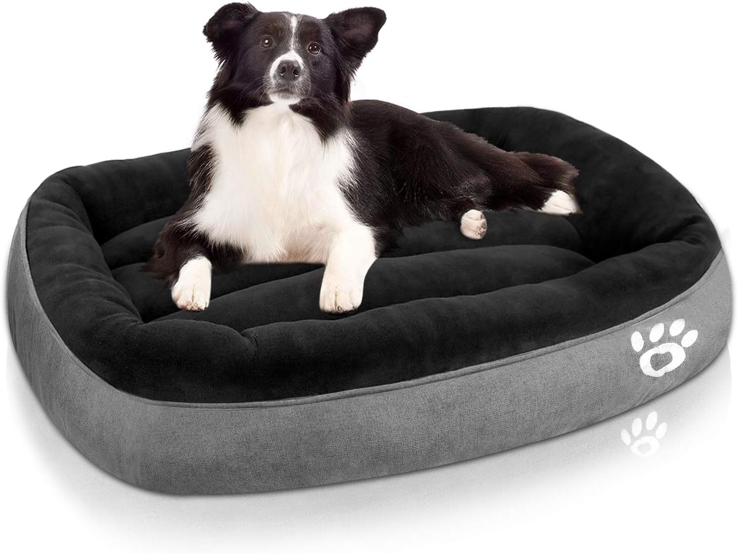 TR pet Dog Bed Large (XL/XXL/XXXL) Washable | Big Calming Pets Dogs Bed for Small, Medium, Large Size Dog Breeds | Warm Rectangle Couch…