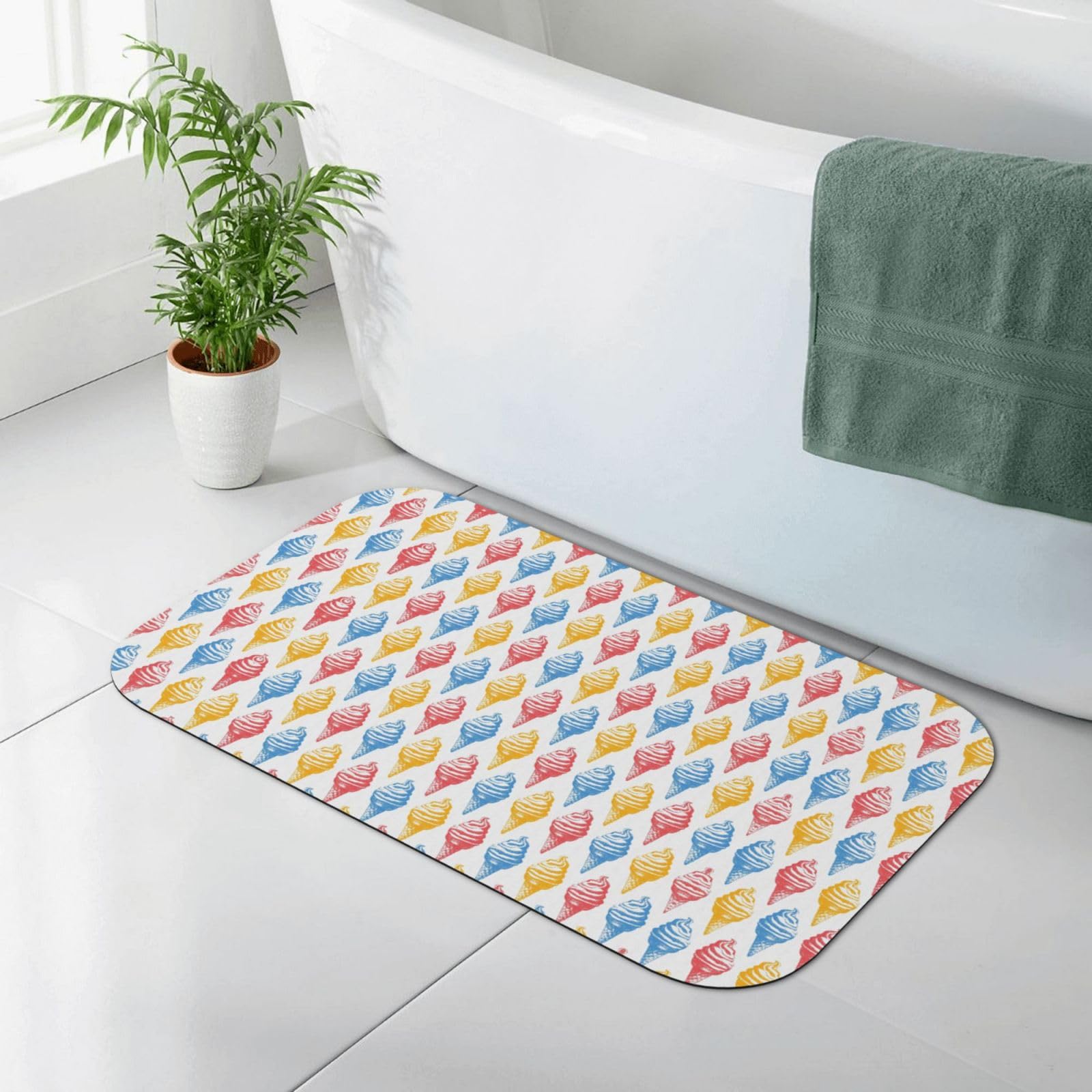 Tapis de salle de bain en caoutchouc pour une douche joyeuse en famille