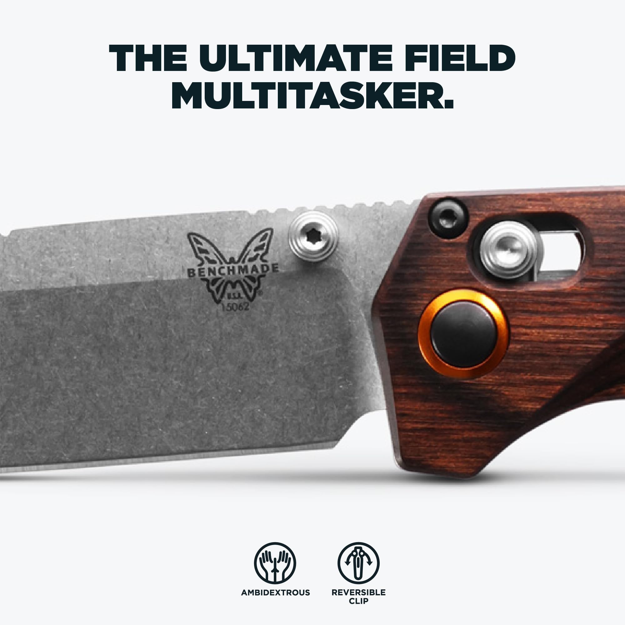 Benchmade - Grizzly Creek 15062 EDC Knife with Wood Handle (15062