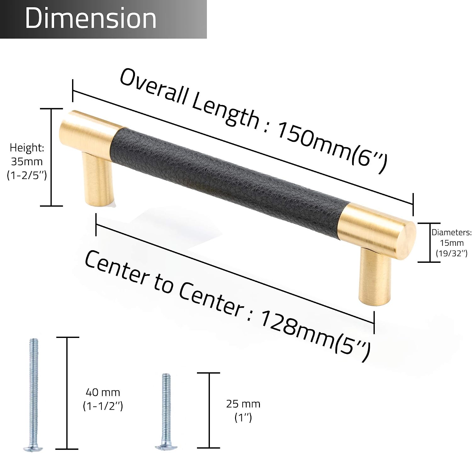Super Deal Product Linkaa Leather Drawer Pull 5 inch, Black Leather Cabinet Handles Black Cabinet Pulls Cabinet Hardware, Gold Cabinet Knobs Dresser Handles, 10 Pack (Black Leather & Brushed Brass) Black Friday 🔥 Linkaa Leather Drawer Pull 5 inch, Black Leather Cabinet Handles Black Cabinet Pulls Cabinet Hardware, Gold Cabinet Knobs Dresser Handles, 10 Pack (Black Leather & Brushed Brass)