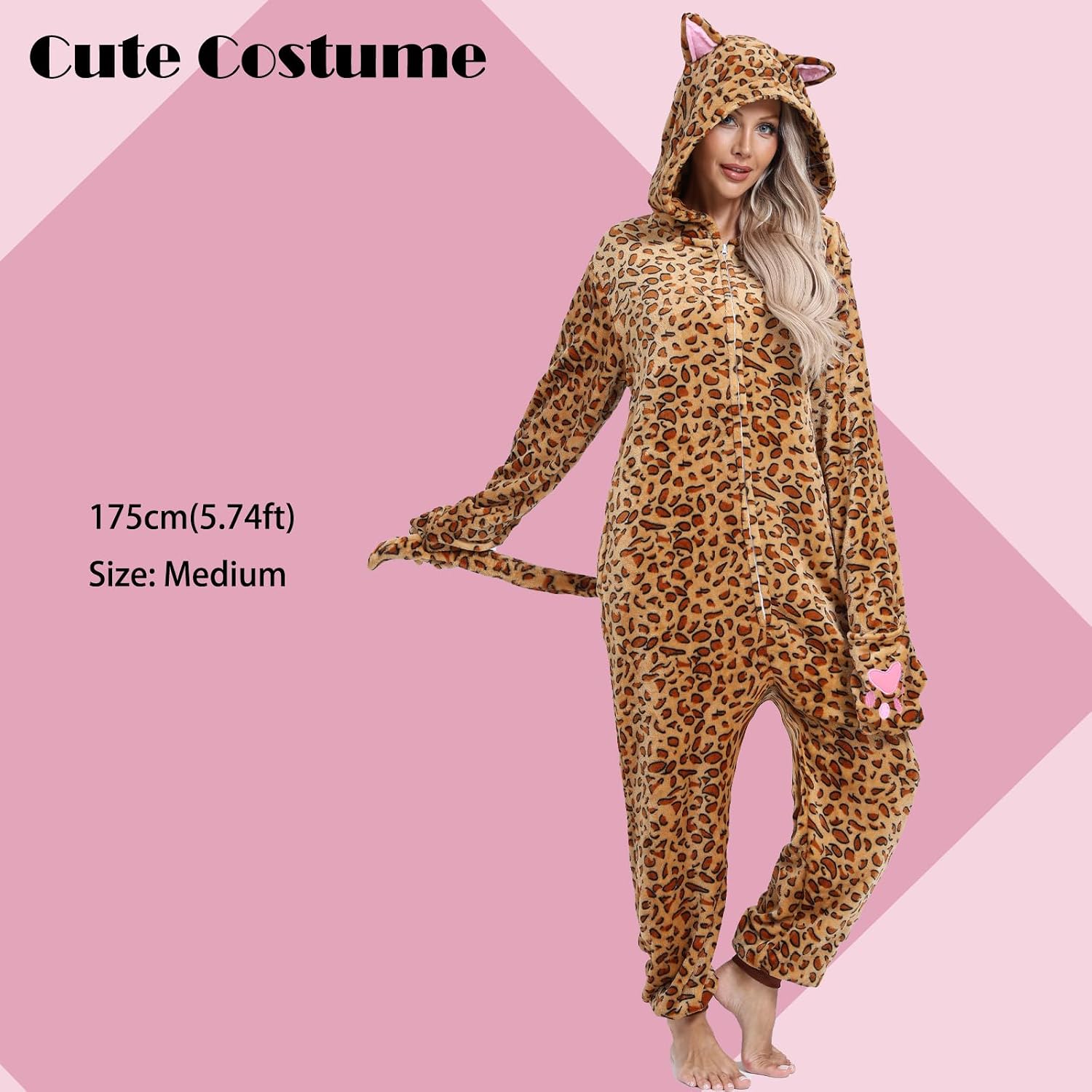 Adult Onesie Pajamas Animal One Piece Costume Halloween Cosplay for Women Men