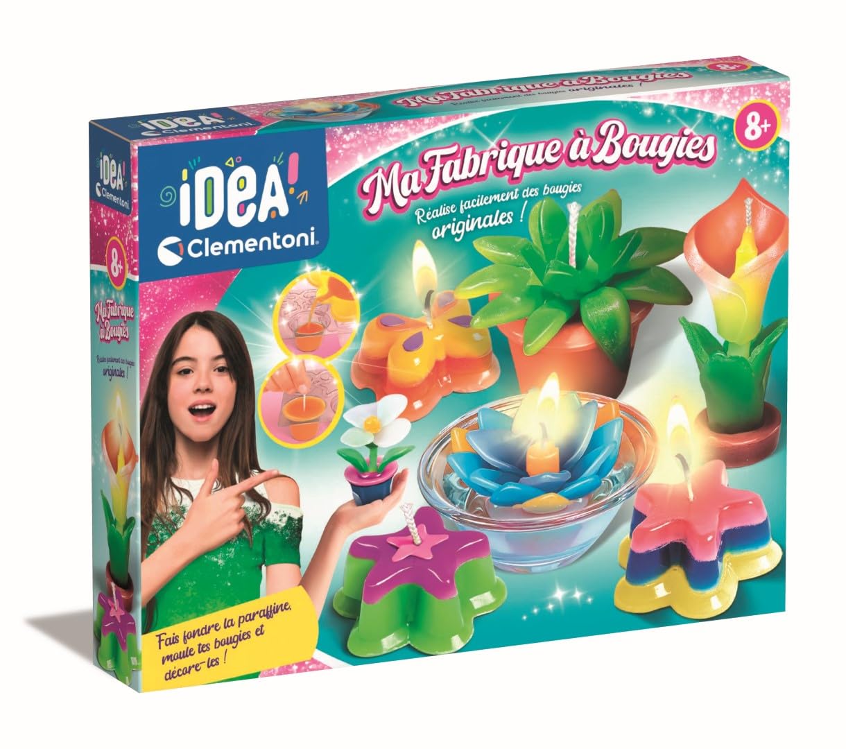 Clementoni 52291 "Ma Fabrique  Candles Creative Game [French Language]