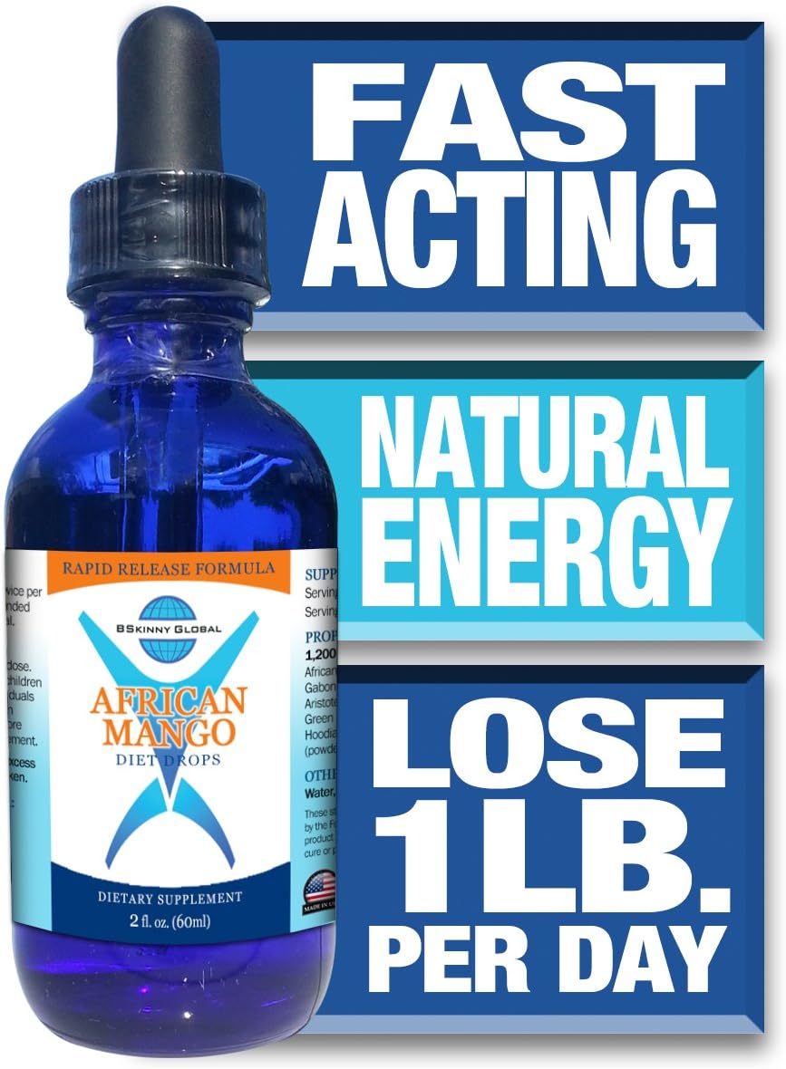 BSkinny Global African Mango Weight Loss Drops - 2 ounces