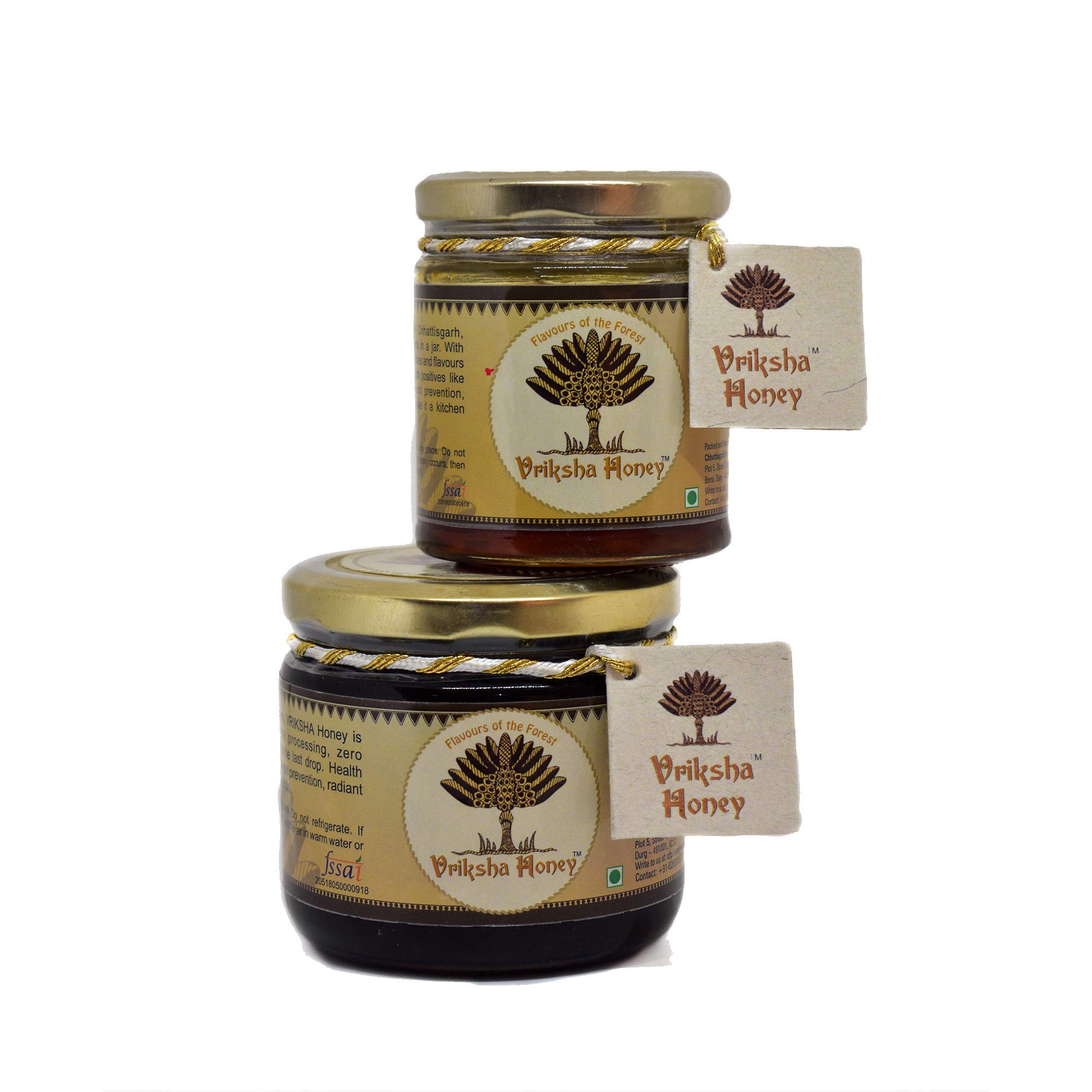 Vriksha Honey from The Lush Forests of Chhattisgarh (Combo of 400 & 200 gm) with Honey Wooden Dipper-image-8