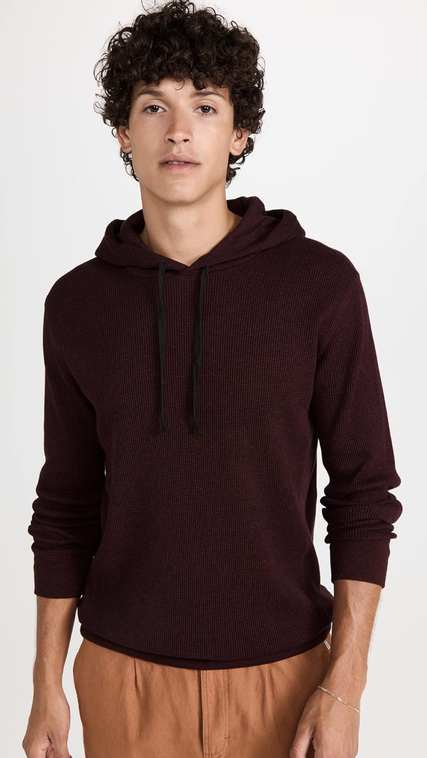 Vince Men's Mouline Thermal P/O Hoodie - Image 2