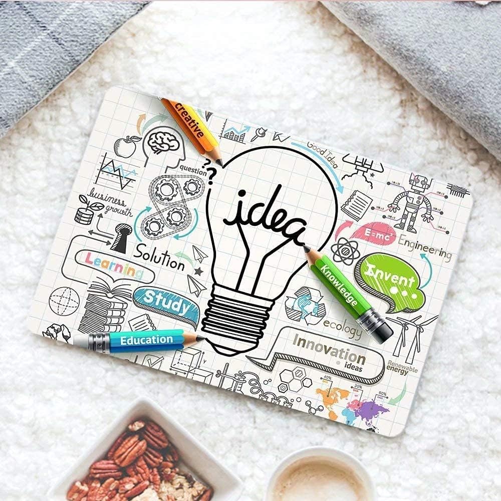 Blасk Frіdау - 80% оƒƒ MTAOTAO MacBook Air 13 Inch Case 2020 2019 2018 Release Model A1932 A2179 A2337 M1, Durable Hard Case Cover with Laptop Sleeve & Keyboard Cover for Mac Air 13.3 Retina Touch ID, Creative Bulb 2 Tор Brаndѕ MTAOTAO MacBook Air 13 Inch Case 2020 2019 2018 Release Model A1932 A2179 A2337 M1, Durable Hard Case Cover with Laptop Sleeve & Keyboard Cover for Mac Air 13.3 Retina Touch ID, Creative Bulb 2