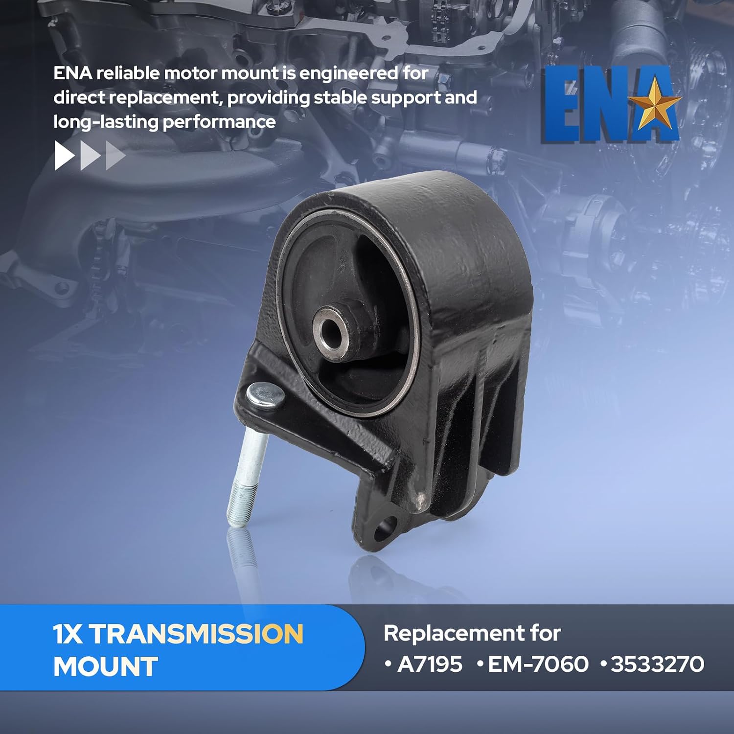 ENA Engine Motor Mount Set Compatible with Kia Sorento 2013 2012 2011 2.4 3.5 Replacement for A7196 A7195 A7198 A71018 218302P000 219102B100 218102P000 219302P000 9751 9729 9355 9754