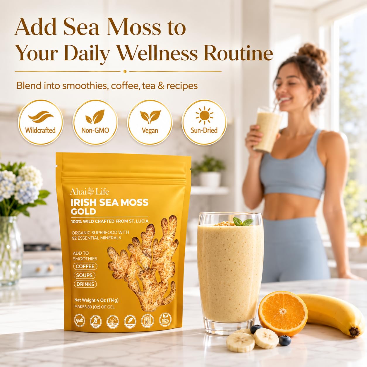 Gold Wildcrafted Raw Sea Moss, 4oz — Amazon image 7