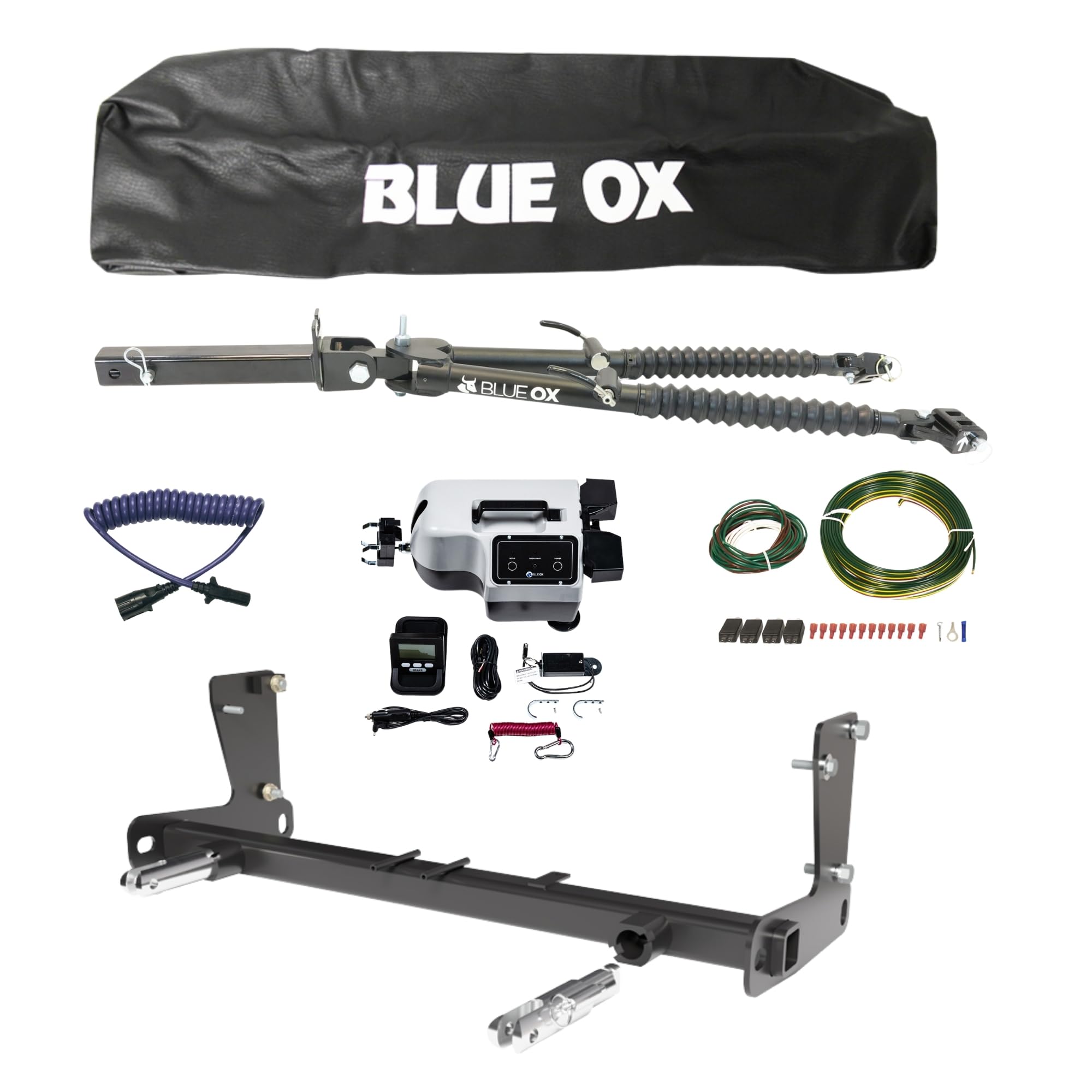 Amazon.com: TrendsAuto Blue Ox Alpha Tow Bar & Baseplate Combo