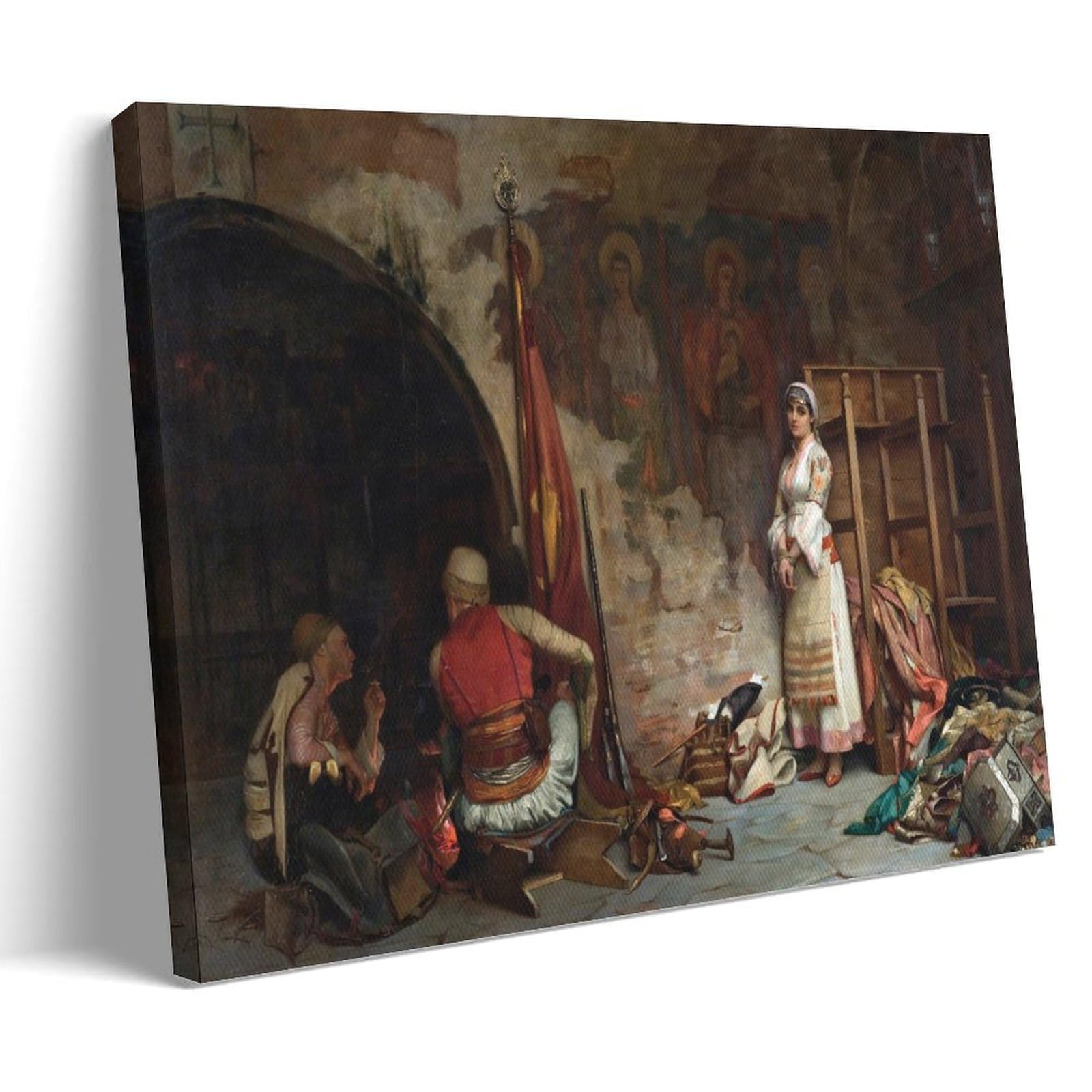 Butin Turc Theodoros Ralli impression murale décoration salon 20x30 - 8