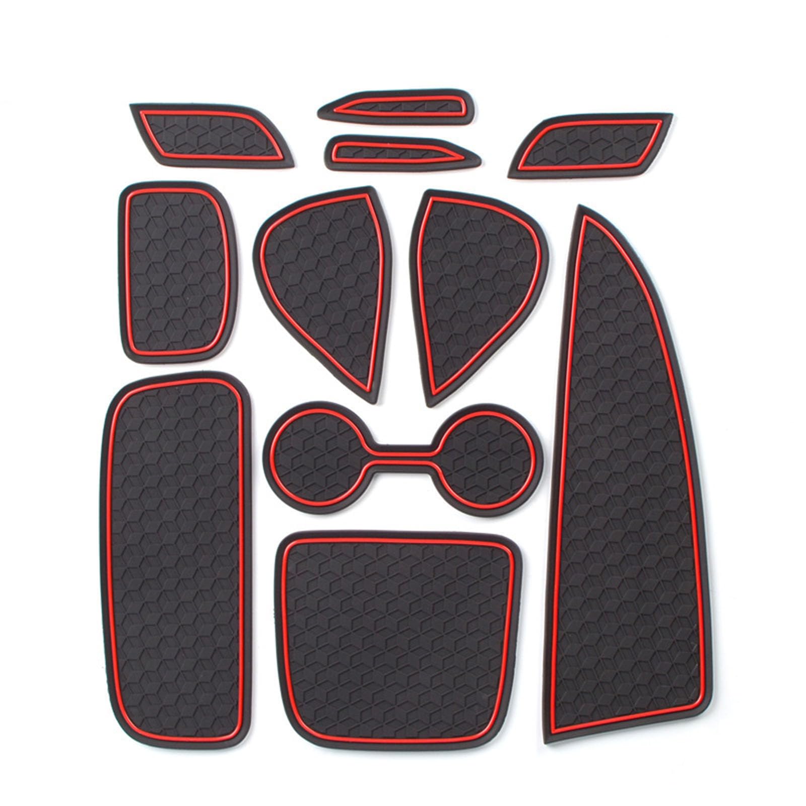 ahhccne Rubber Mats for Centre Console for Toyota Yaris 2020+, LHD Rubber Mats for Centre Console