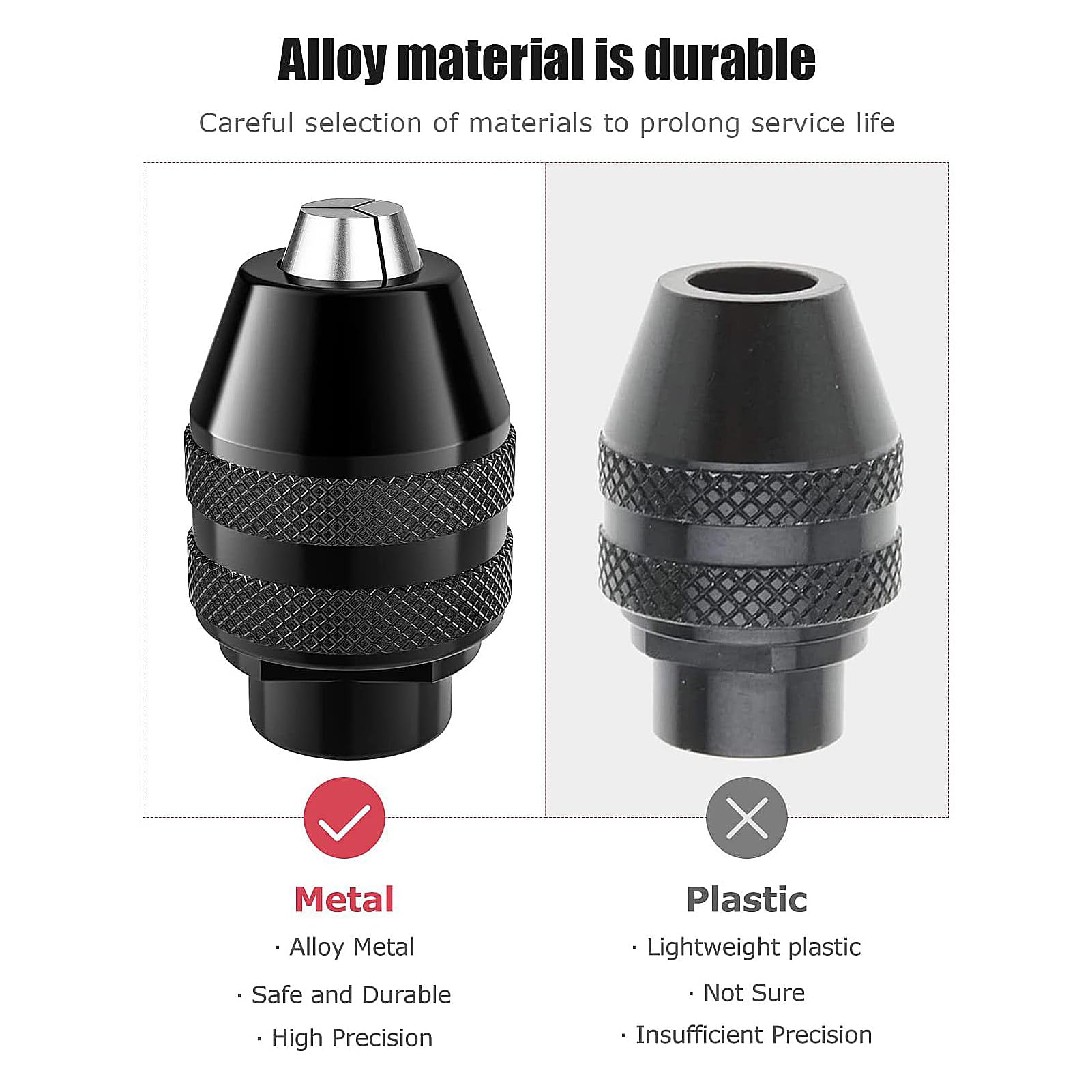 Dremel 4000 15 Pièces Mandrin Compatible Dremel 0,8-3,2mm Remplacement 4486 4485 Pince Laiton Ecrou Metal Outils Rotatif 97358013 Mandrins Outil Rotatif
