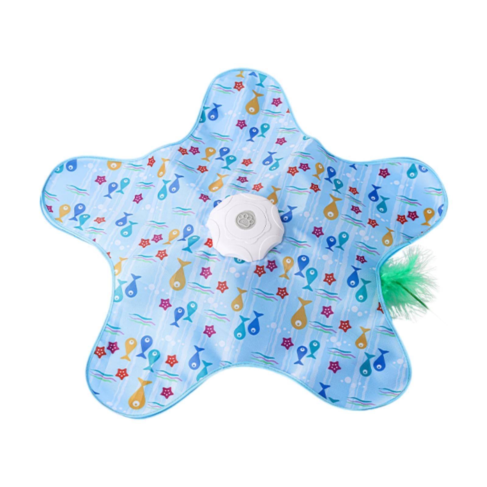 Sharplace Juguete Interactivo para Gatos, Divertido Pateador de Ejercicio, Juguete para Gatos con Palo para Gatitos para de Gatitos, Adulto Aburrid, Azul