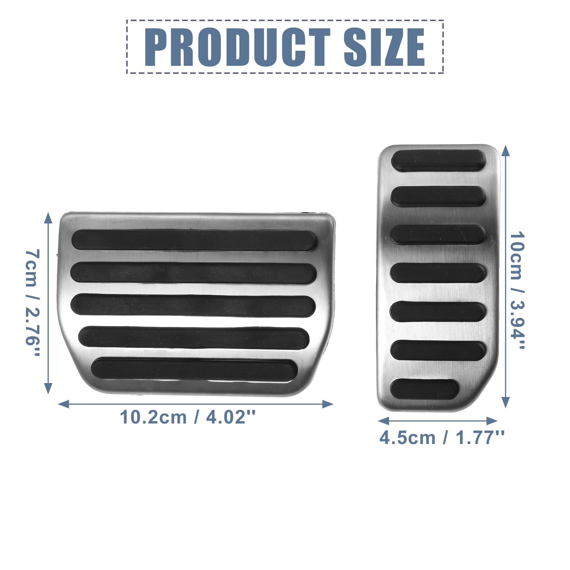 X AUTOHAUX Lot de 2 protections de pédale de frein pour Volvo XC60