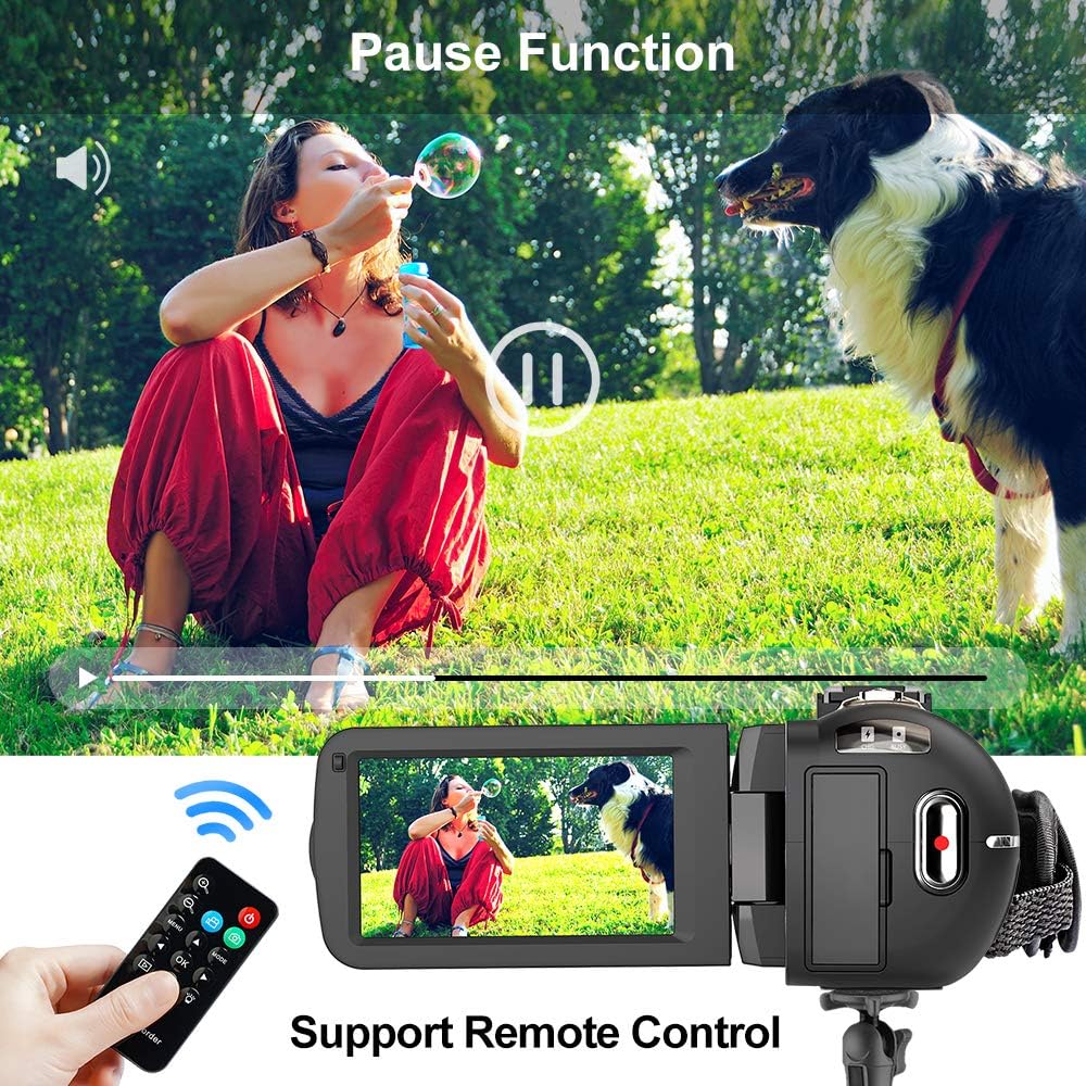 Bіg Sаlе Video Camera Camcorder 2.7K Ultra HD 36MP YouTube Camera for Vlogging, IR Night Vision 16X Digital Zoom Camera Recorder with Microphone Lens Hood Handheld Stabilizer Remote Control, 2 Batteries Blасk Frіdау - 60% оƒƒ Video Camera Camcorder 2.7K Ultra HD 36MP YouTube Camera for Vlogging, IR Night Vision 16X Digital Zoom Camera Recorder with Microphone Lens Hood Handheld Stabilizer Remote Control, 2 Batteries