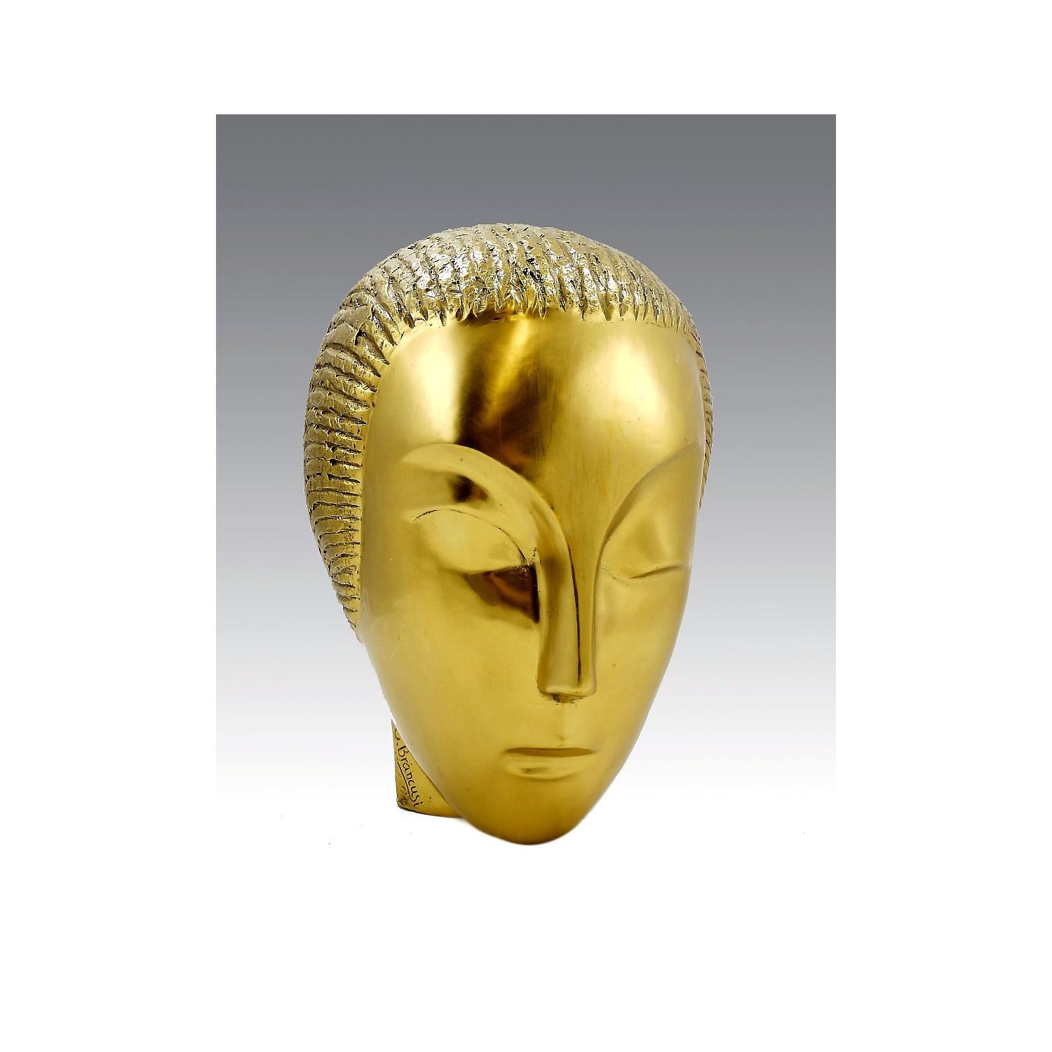 Ekershop moderne-motif : muse muse (endormi-constantin brâncusi signée) - sculpture en bronze - Bronze - or