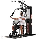 BalanceFrom Multifunctional Home Gym Workout Station with 160LBS Weight and Resistance&comma; Comes with Floor Mat Stack and Floor Mat