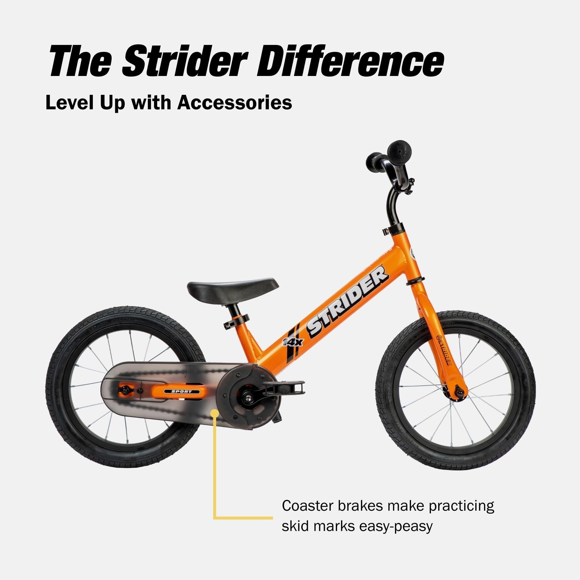 Amazon.com: Strider 14x Easy-Ride Pedal Kit, for 14x Balance to