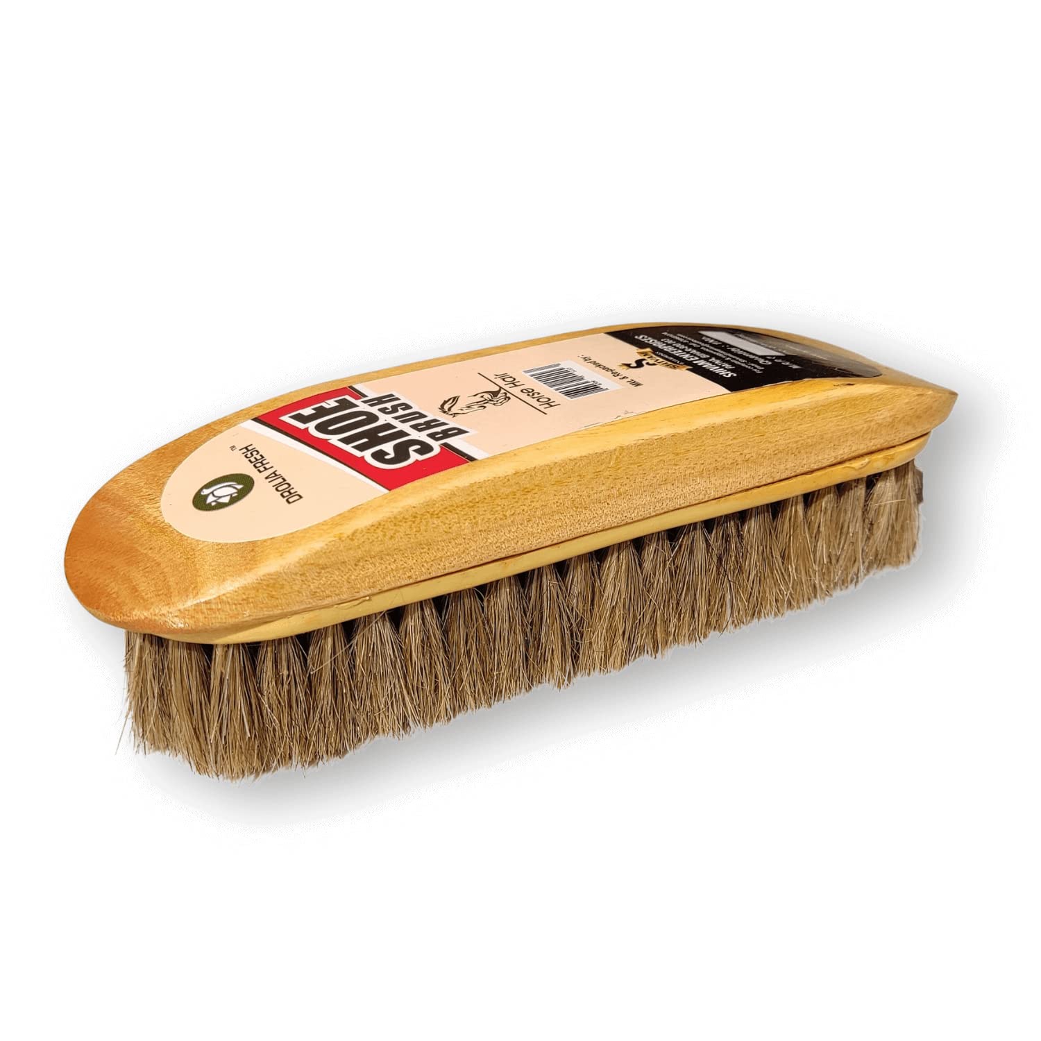 DroliaFresh Premium Horse Hair Shoe Brush for Leather Shoes, 6.7 Inch Polish Brush with Long Bristles and Wooden Handle Pack of 1 (B09DW6RV72) Amazon Price History, Amazon Price Tracker