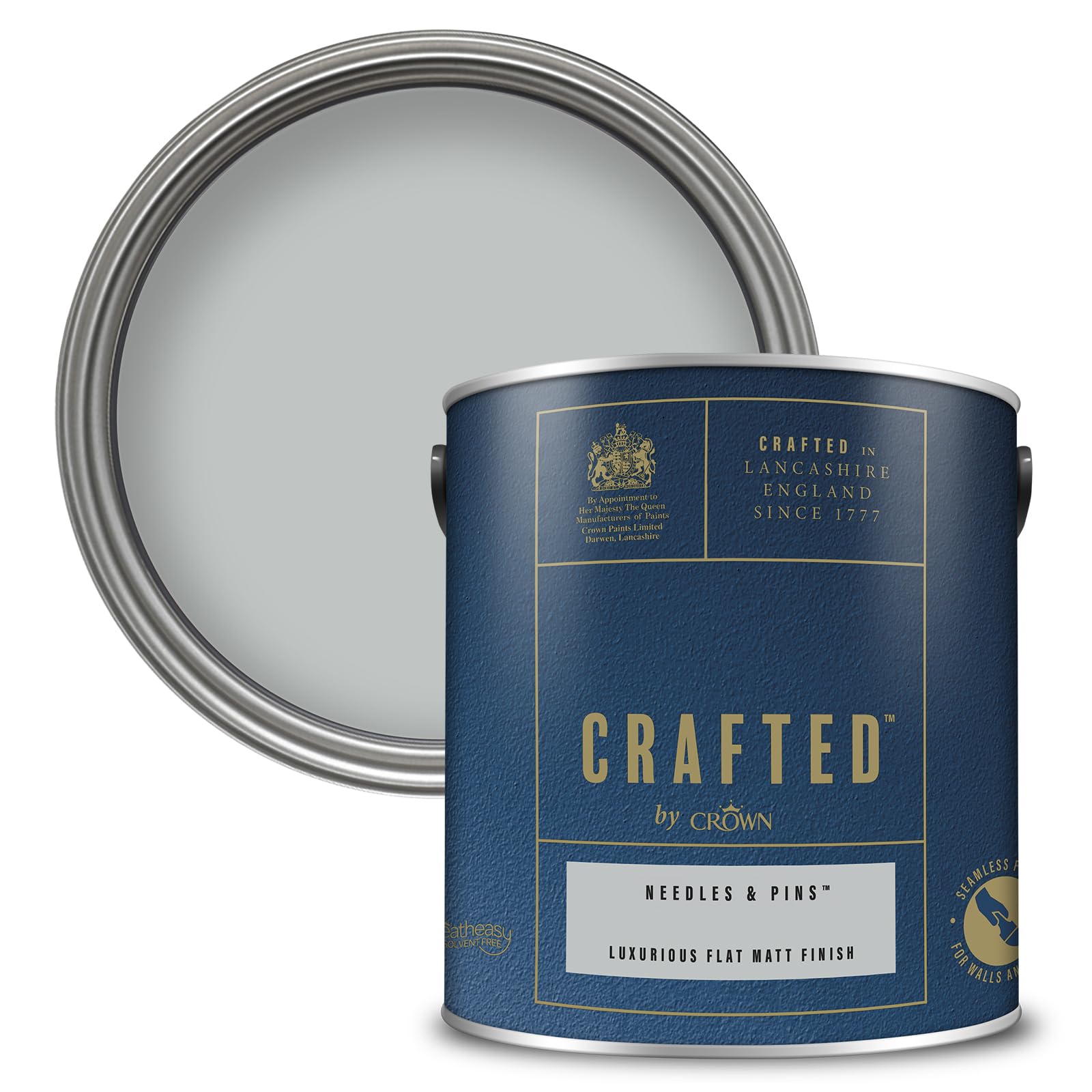 Crown Crafted - Flat Matt Paint - 2.5L - Needles & Pins