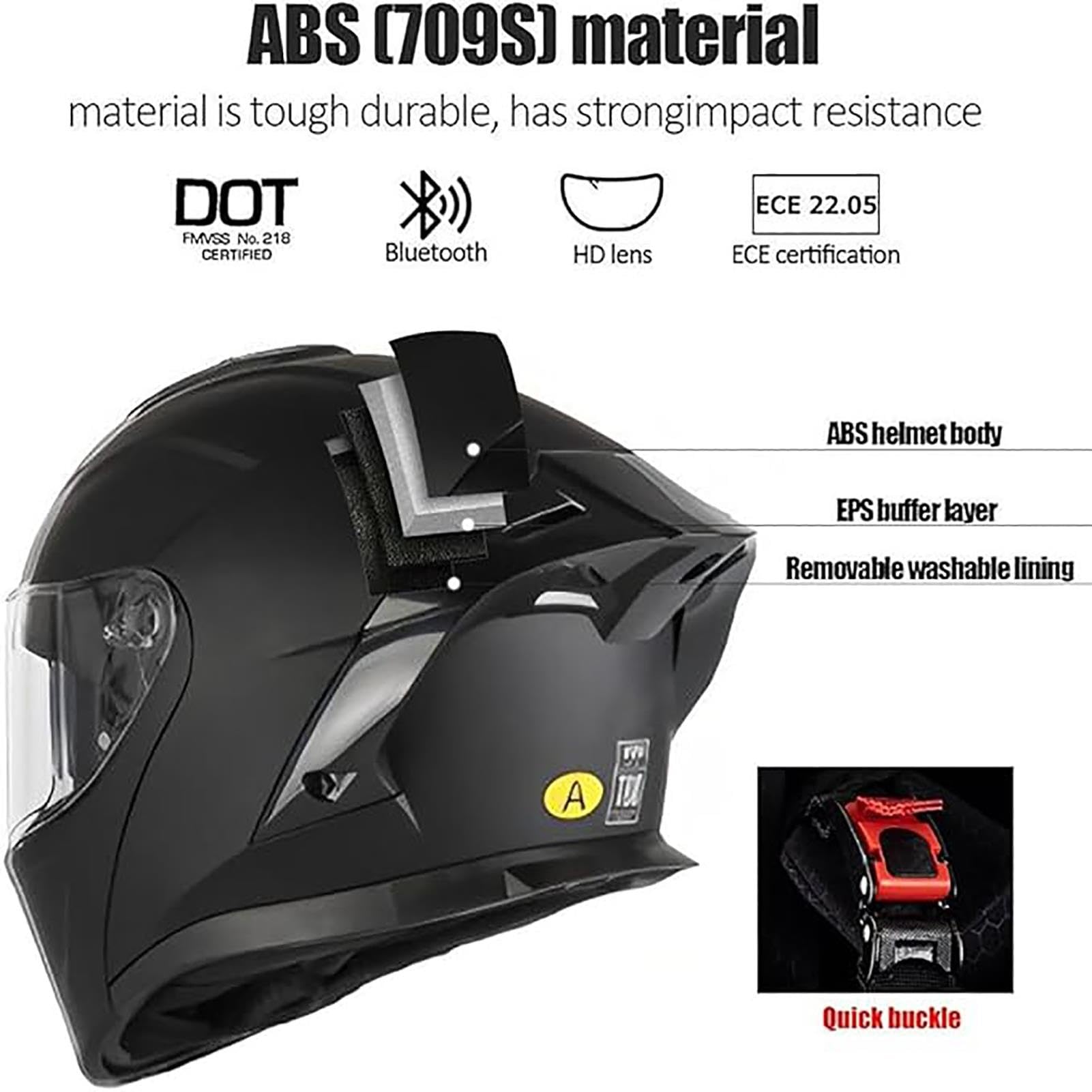 Casco Da Motocross Casco Integrale Da Moto Omologato ECE 22.06
