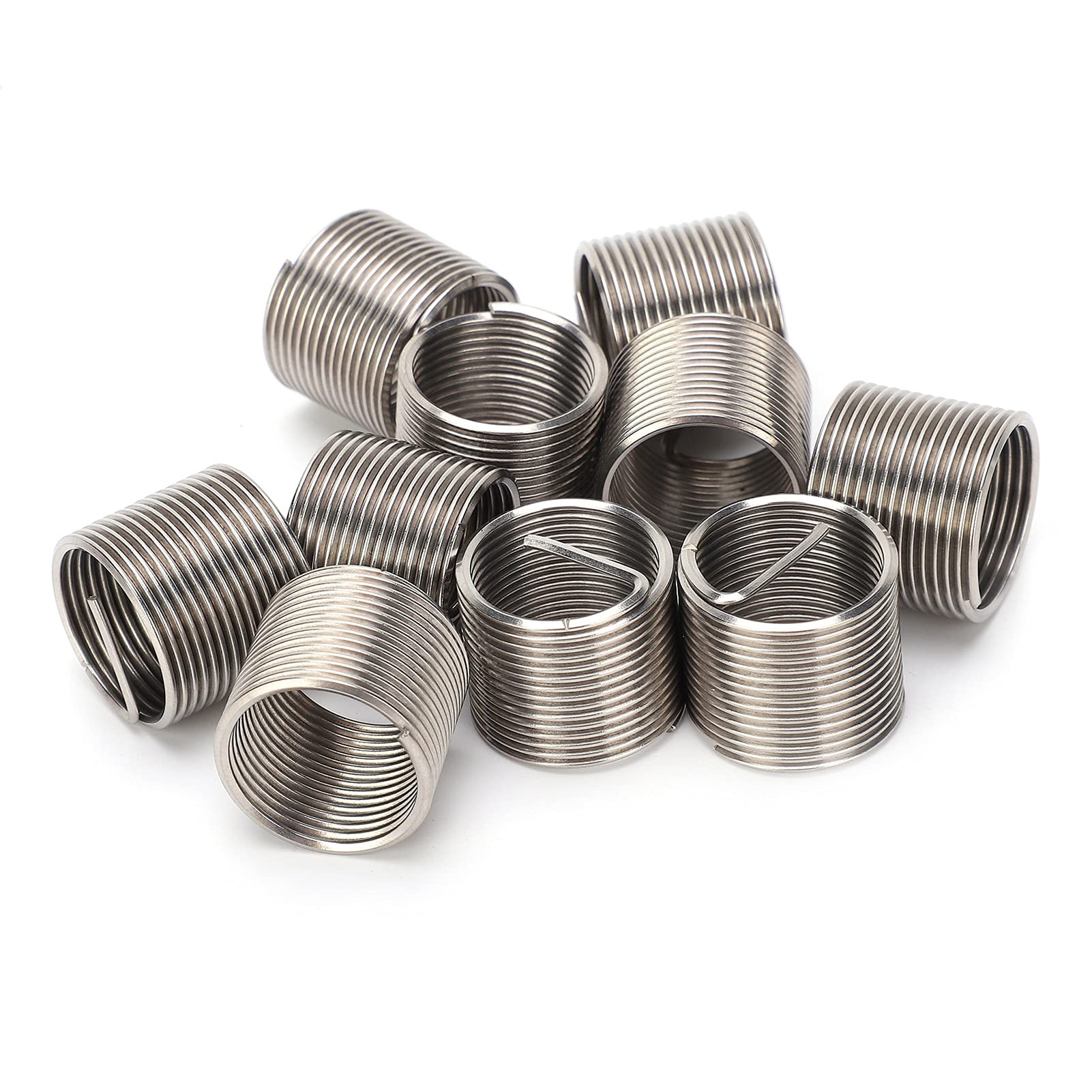 Xolsurg Wire Thread Insert Repair Reducer NUT Set Thread Conversion Fastener Aviation Automobile Mechanical Equipment M18x1.5x1.5D