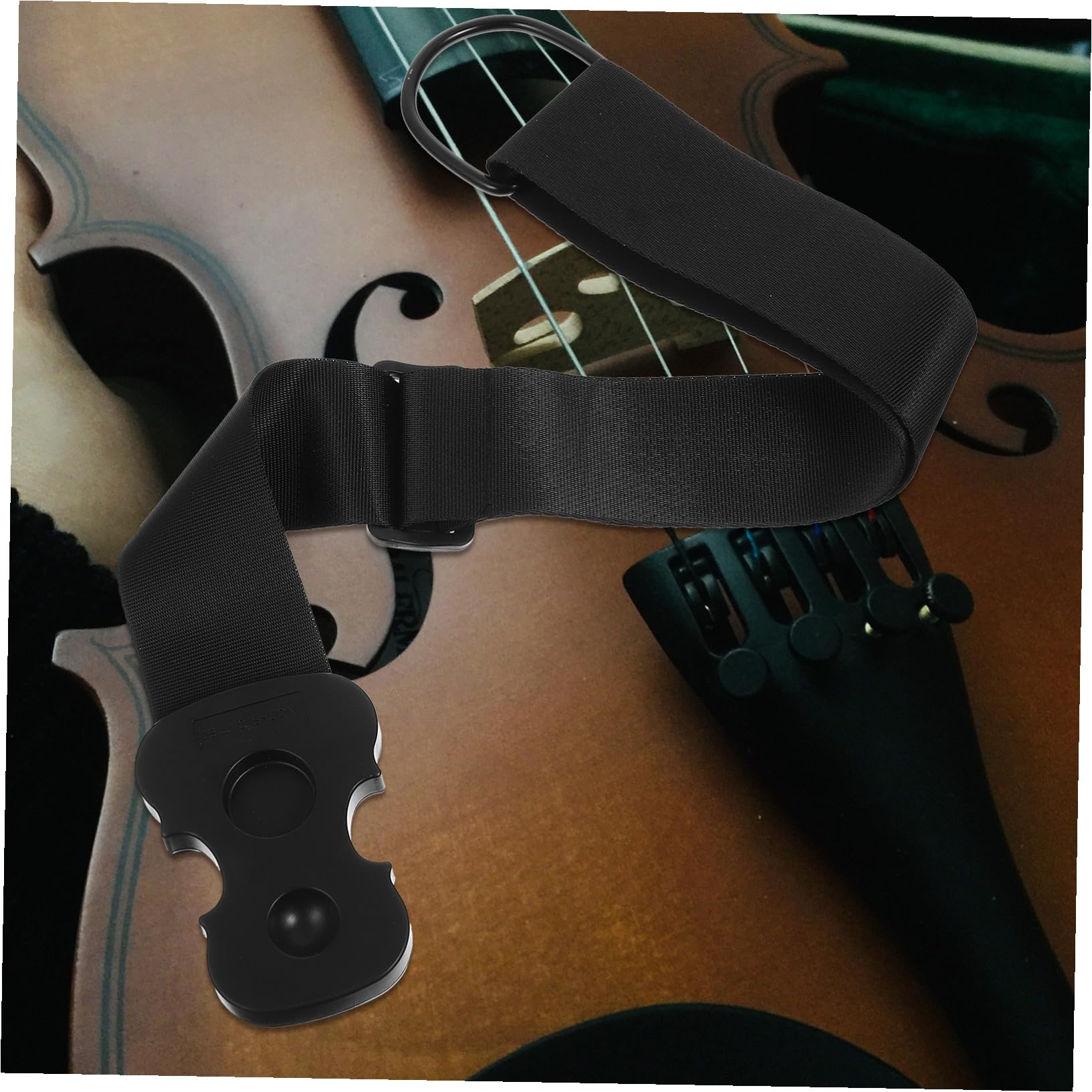 GLEAVI Rock Stop Cello Rutschfester Cello-Stachelstopper - Rutschfeste Matte Mit Riemen Für Leistung