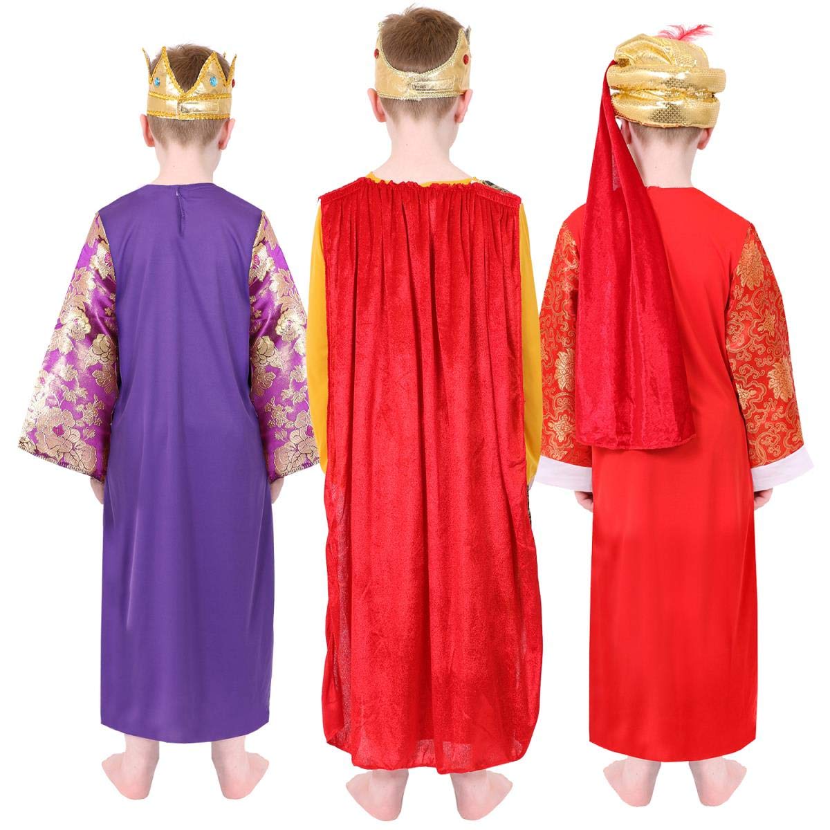 CHILDS NATIVITY KING 3 WISE MEN COSTUME 3 KINGS NATIVITY CHRISTMAS