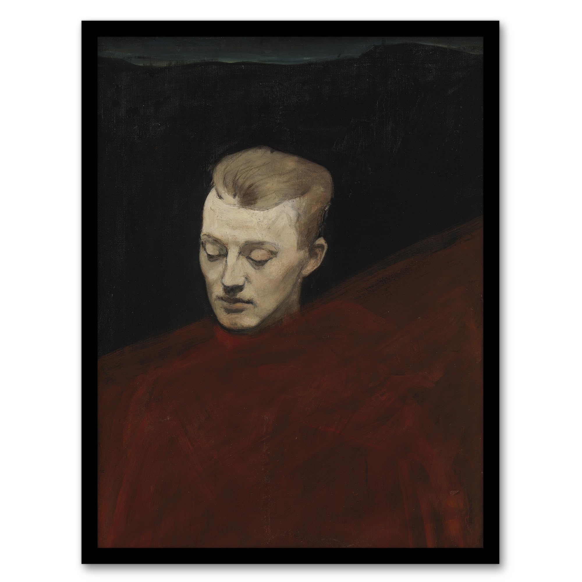 Magnus Enckell Portrait of Bruno Aspelin Wall Art Print