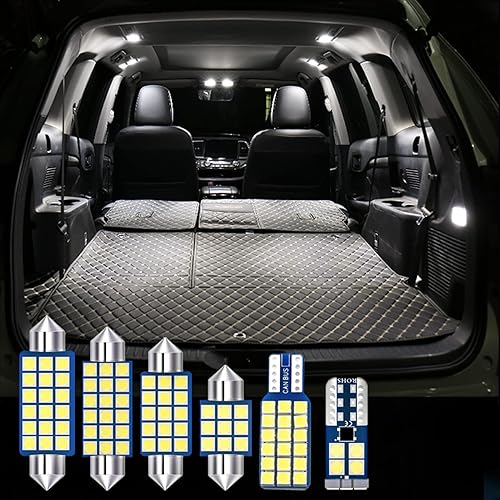 Miniatura 1 de 4 bombillas LED para coche, luces de lectura de cúpula interior, para Nissan Sentra Sylphy B17 2012 2013 2014 2015 2016, accesorios