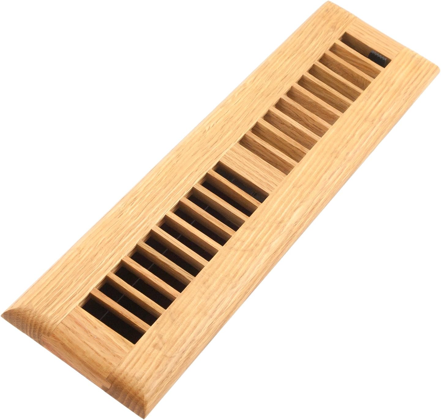 Accord AOFROLL212 Floor Register with Oak Louvered, 2-Inch x 12-Inch(Duct Opening Measurements), Light Finish