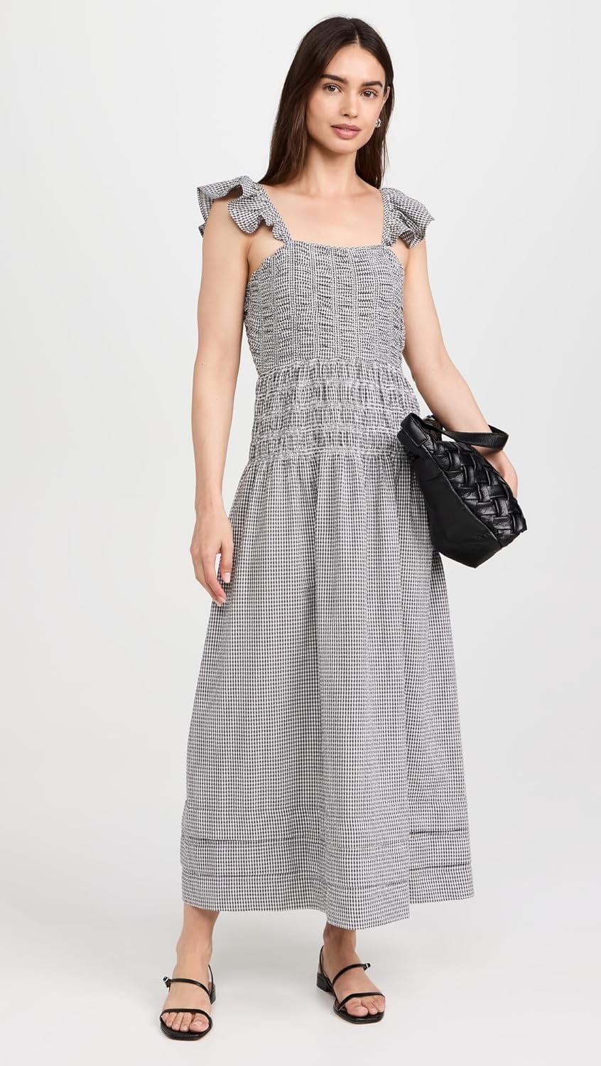 Saylor Women's Adalene Gingham Midi Dress - Image 2
