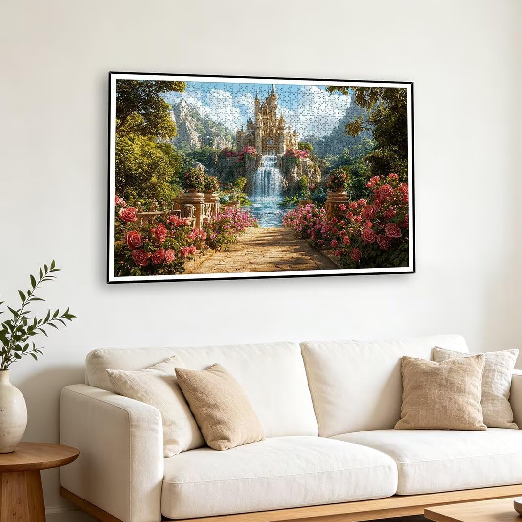 Puzzle 1500 Piezas, Puzzle Castillo de Madera para Adultos, Regalos -2440