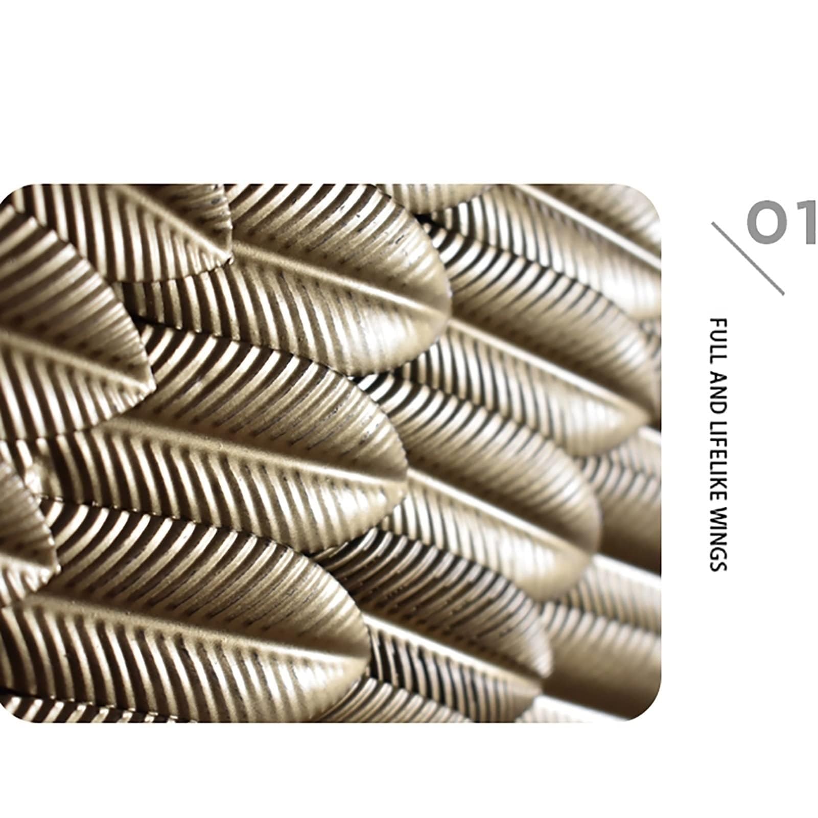 Amazon.co.jp: 100X38CM大きな天使の羽壁掛けアンティークアート壁装飾