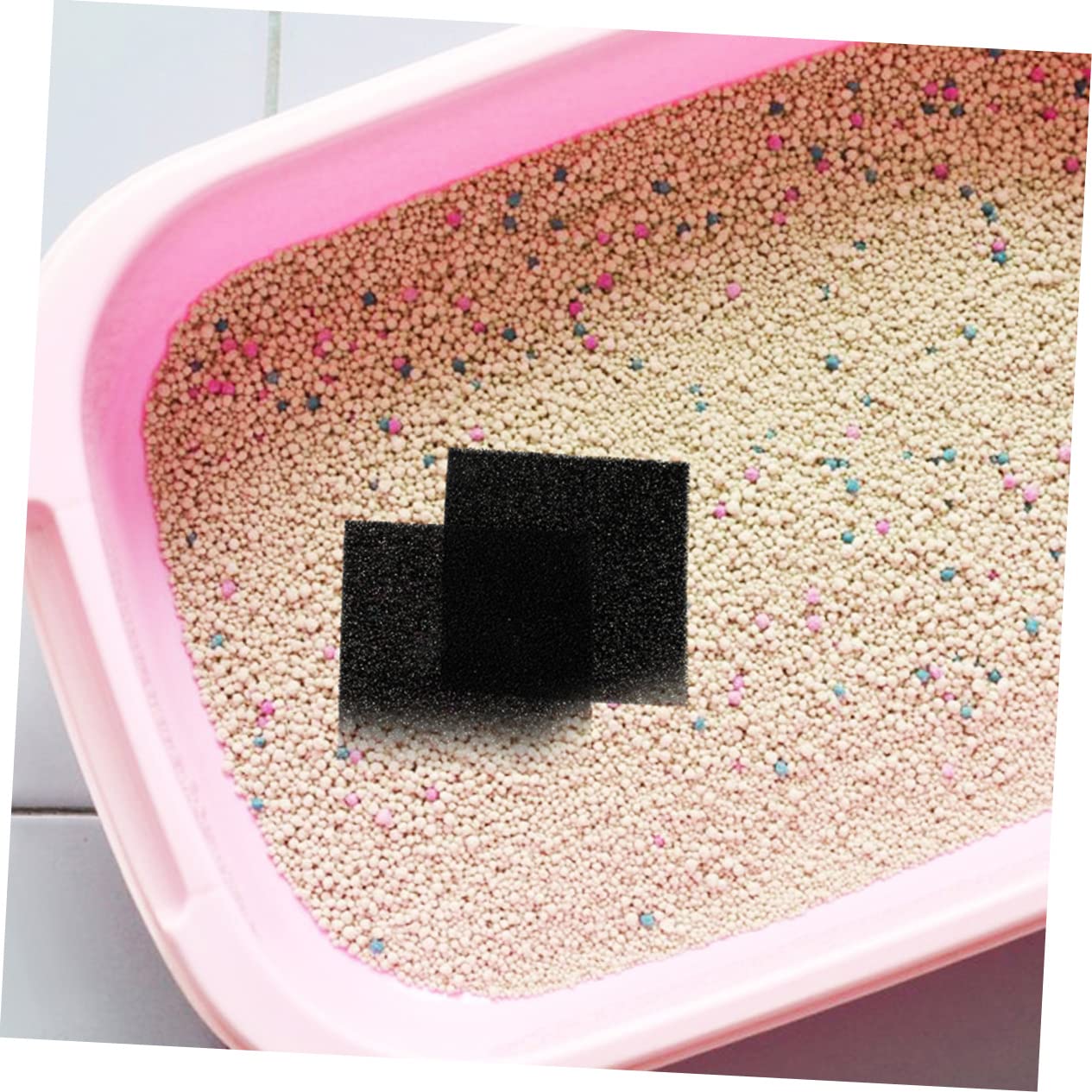 POPETPOP 18stücke Aktivkohlefilter Für Katzenklo Geruchsfilter Pads Für Katzentoilette Hochwertige Filtermatten Für Frische Luft Langlebig Geruchsbeseitigung